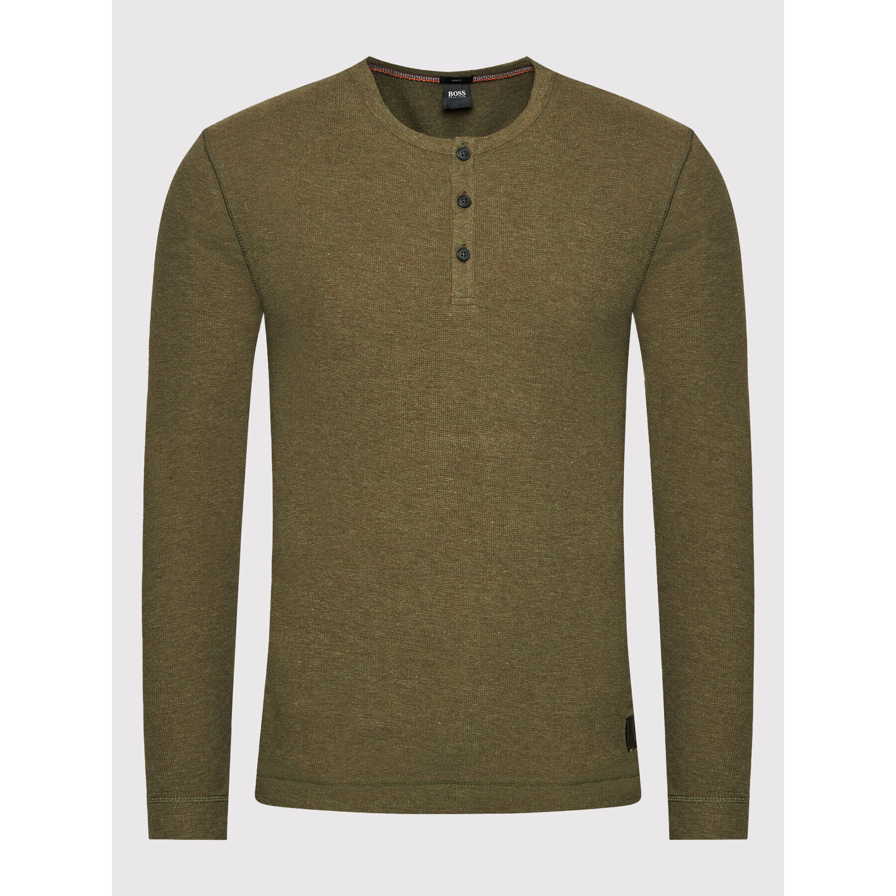 Boss Longsleeve Trix 1 50462821 Verde Slim Fit - Pled.ro