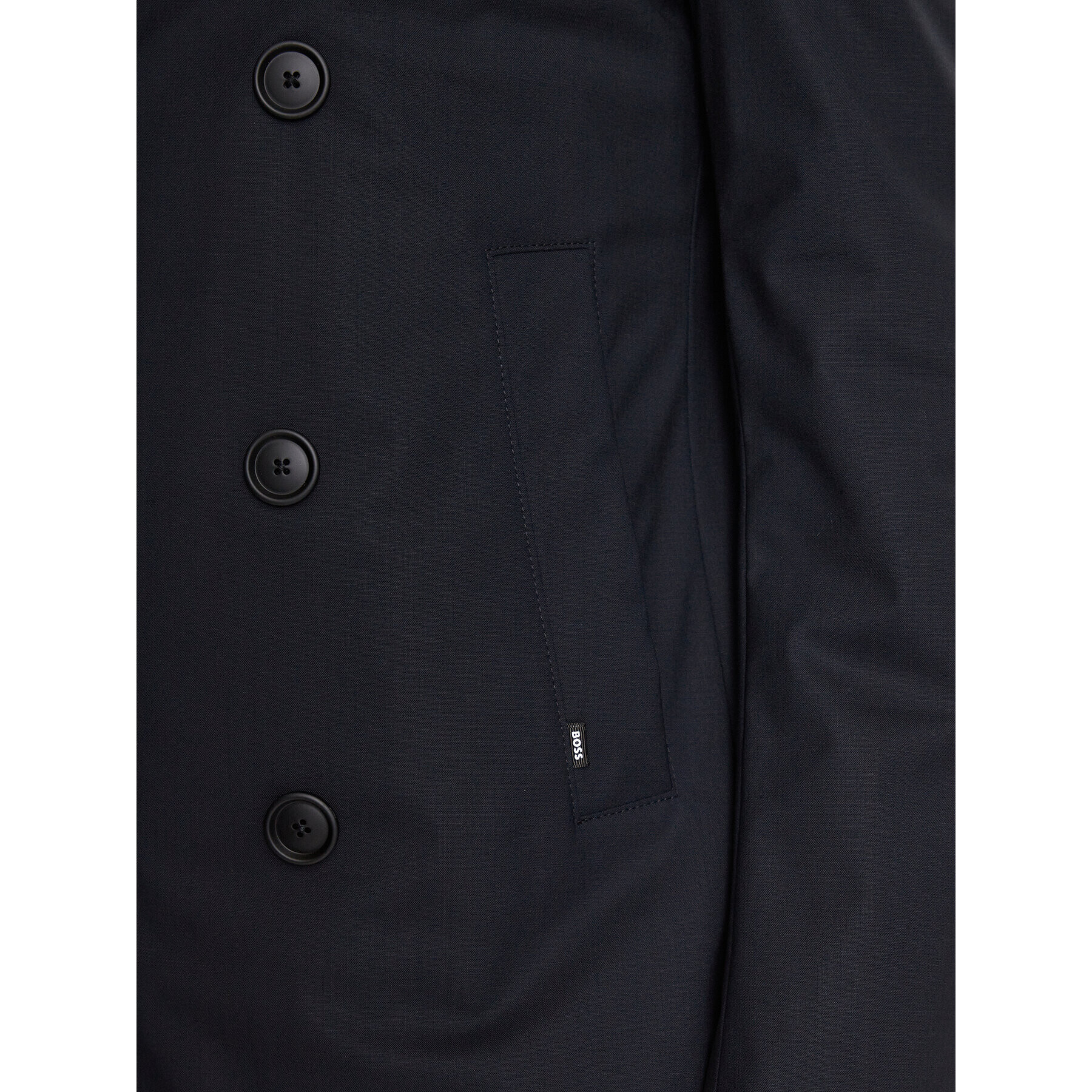 Boss Palton P-Hyde-Peacoat-233 50498100 Bleumarin Slim Fit - Pled.ro