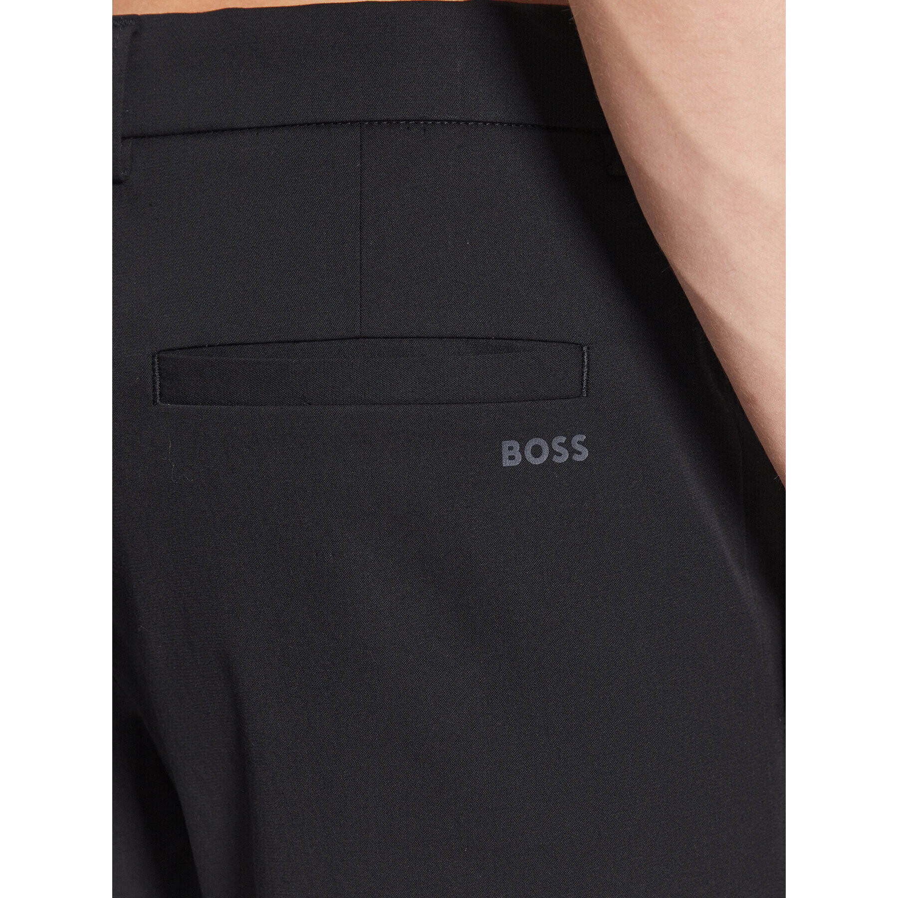 Boss Pantalon scurți din material 50487534 Negru Slim Fit - Pled.ro