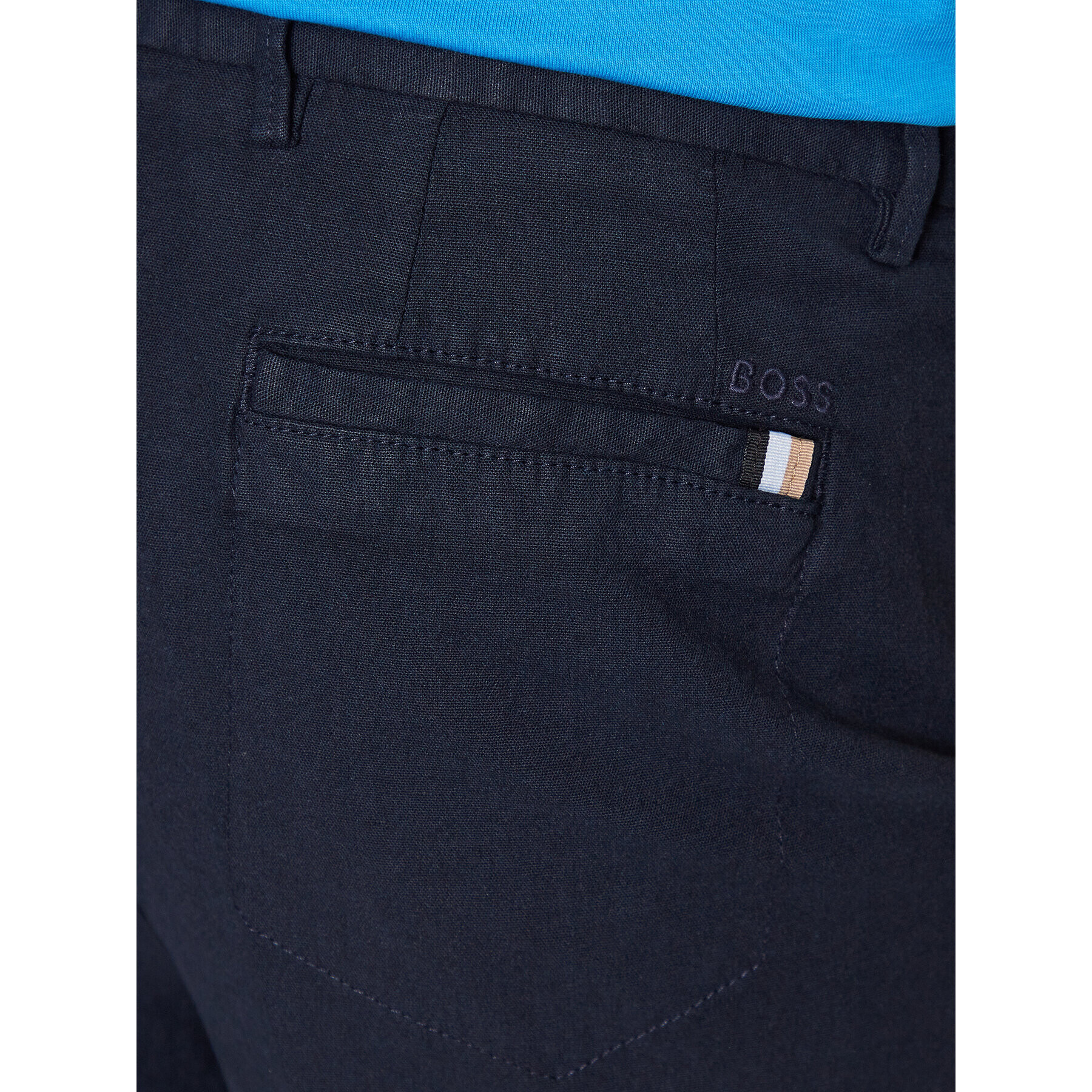 Boss Pantalon scurți din material 50490563 Bleumarin Regular Fit - Pled.ro