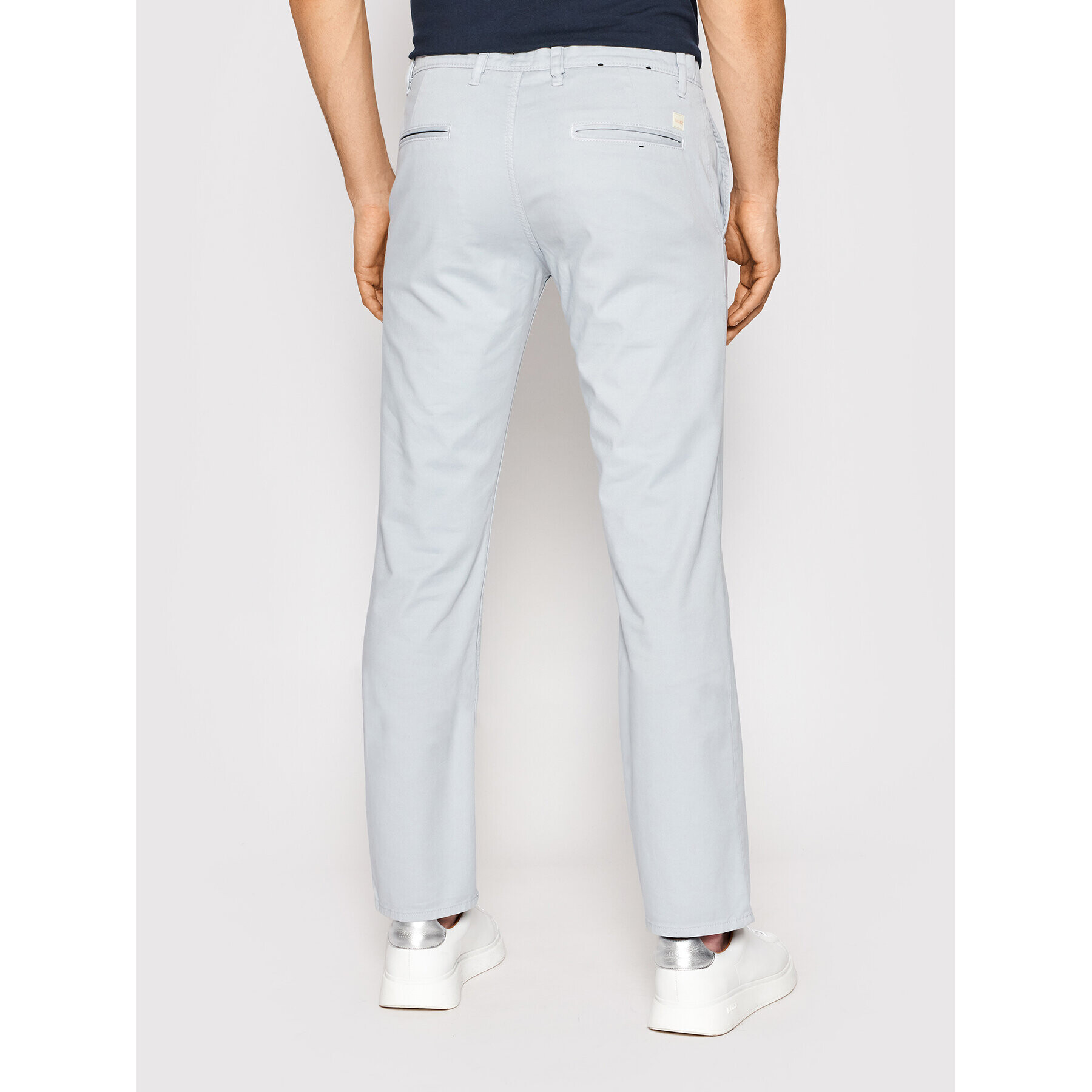 Boss Pantaloni chino 50470813 Gri Slim Fit - Pled.ro