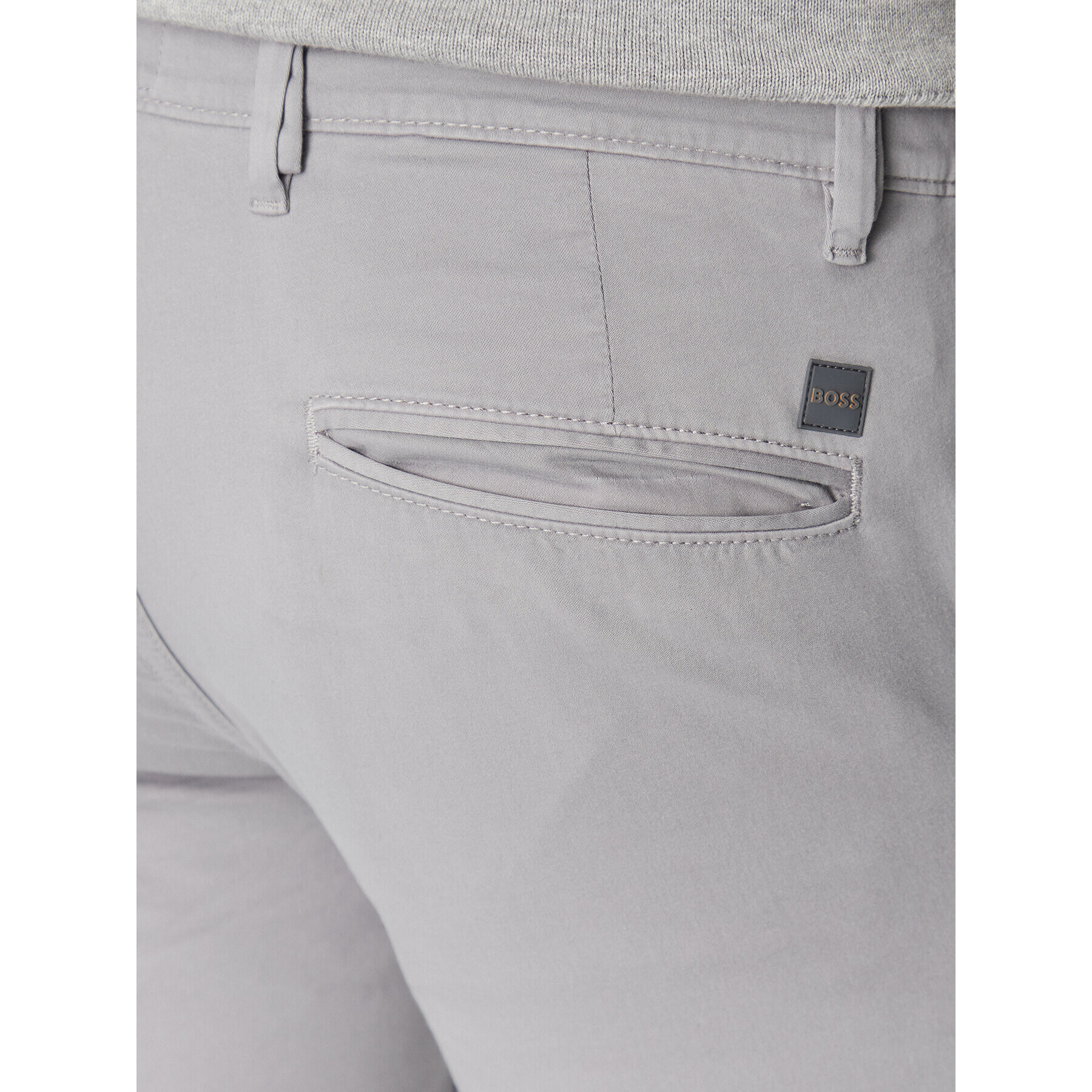 Boss Pantaloni chino 50470813 Gri Slim Fit - Pled.ro