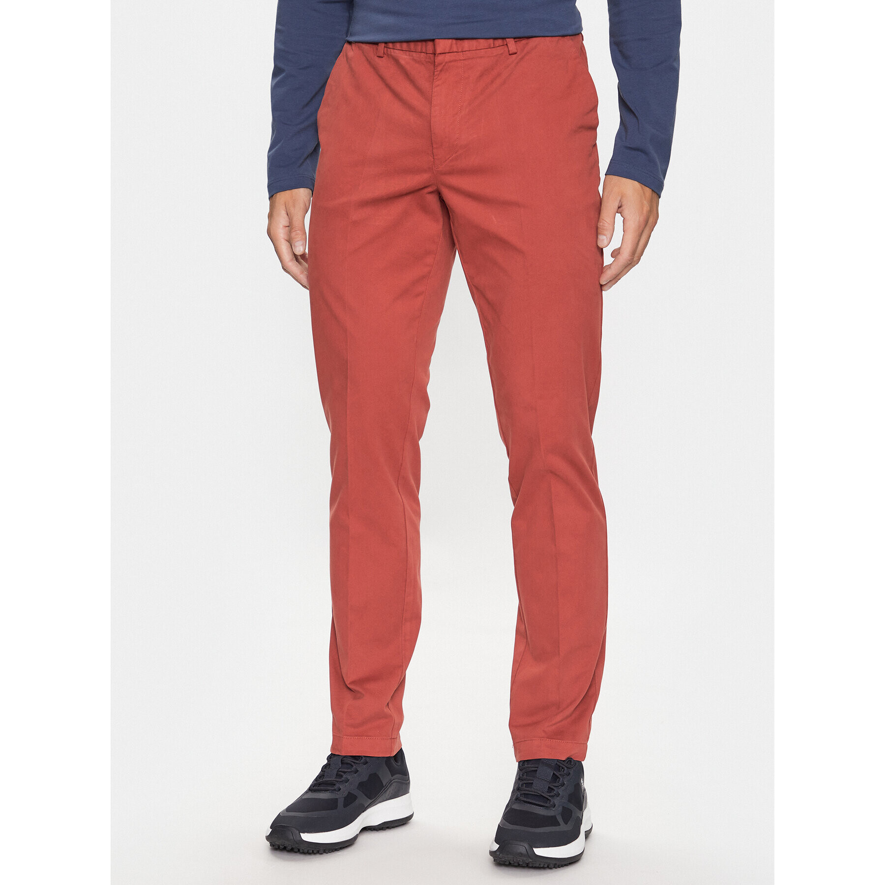 Boss Pantaloni chino Kaito1 50487966 Roșu Slim Fit - Pled.ro