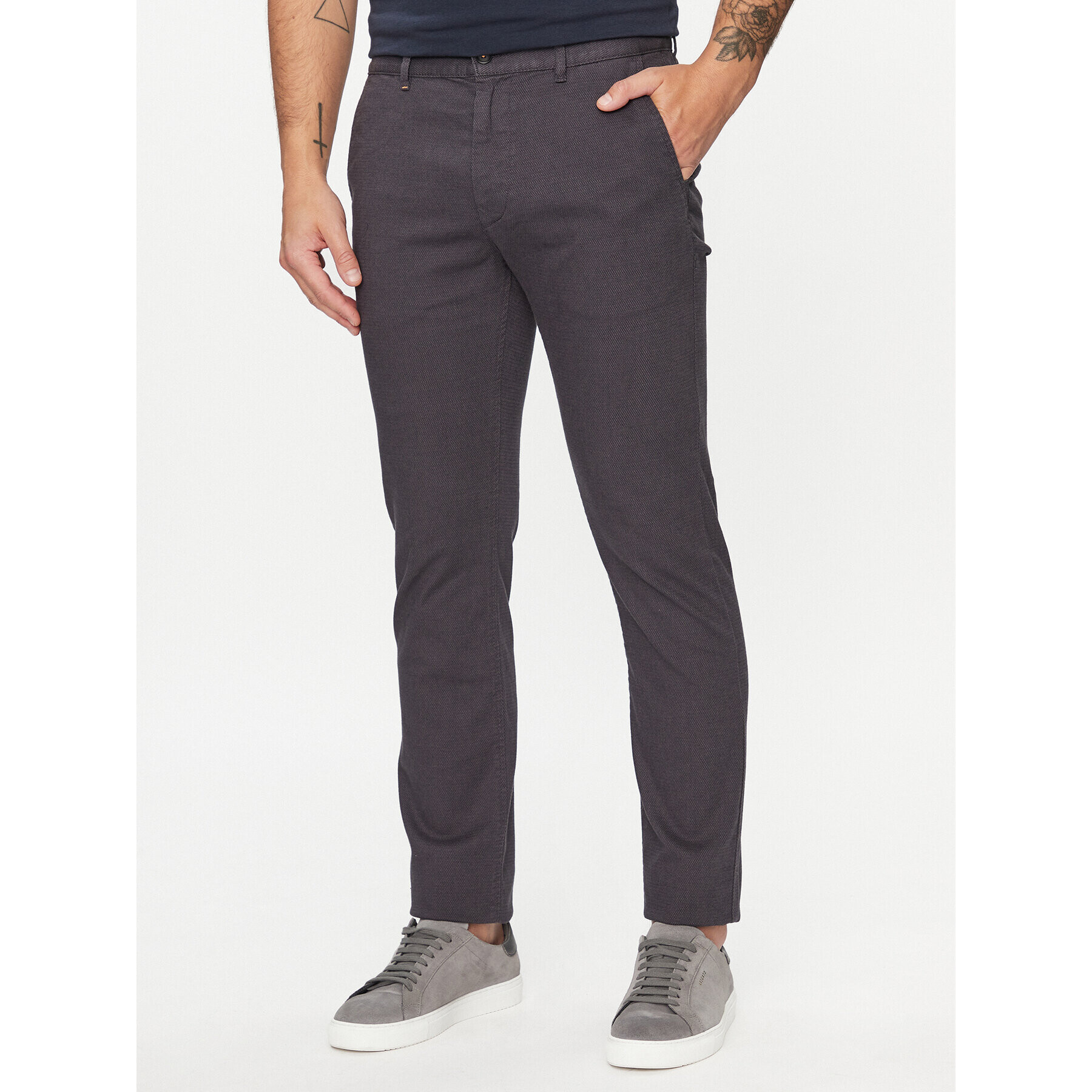 Boss Pantaloni chino 50501597 Negru Slim Fit - Pled.ro