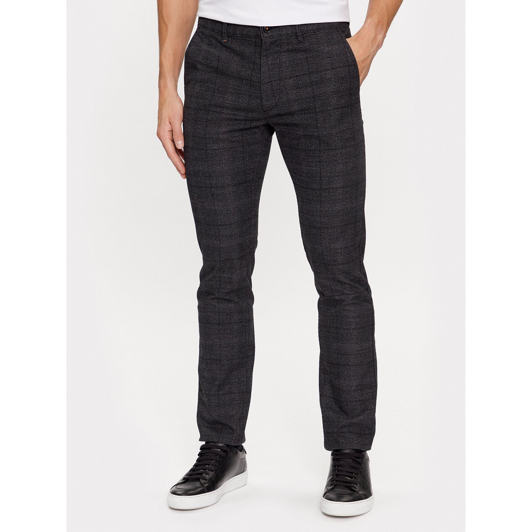 Boss Pantaloni chino 50501605 Negru Slim Fit - Pled.ro