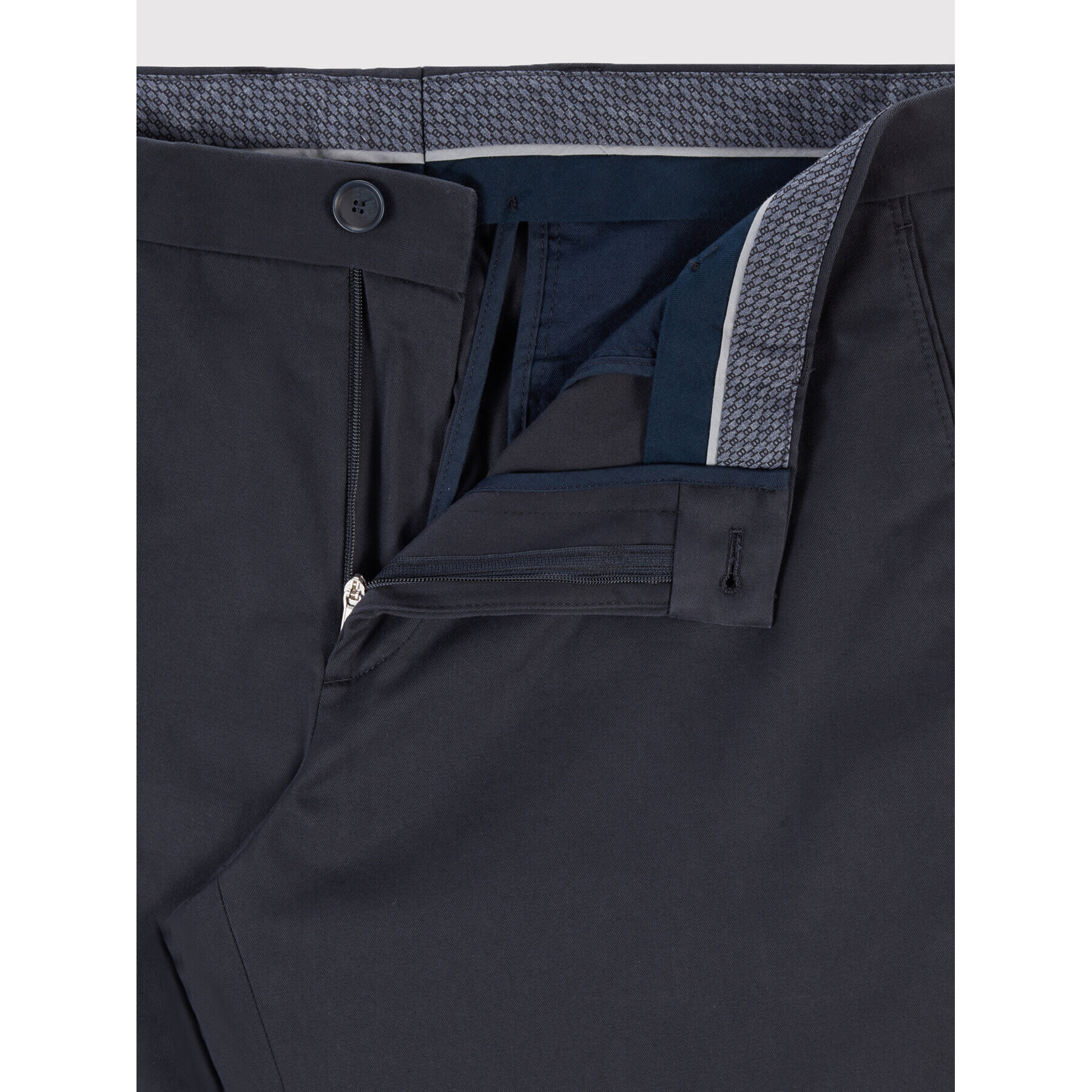 Boss Pantaloni chino Broad1-W 50447070 Bleumarin Slim Fit - Pled.ro