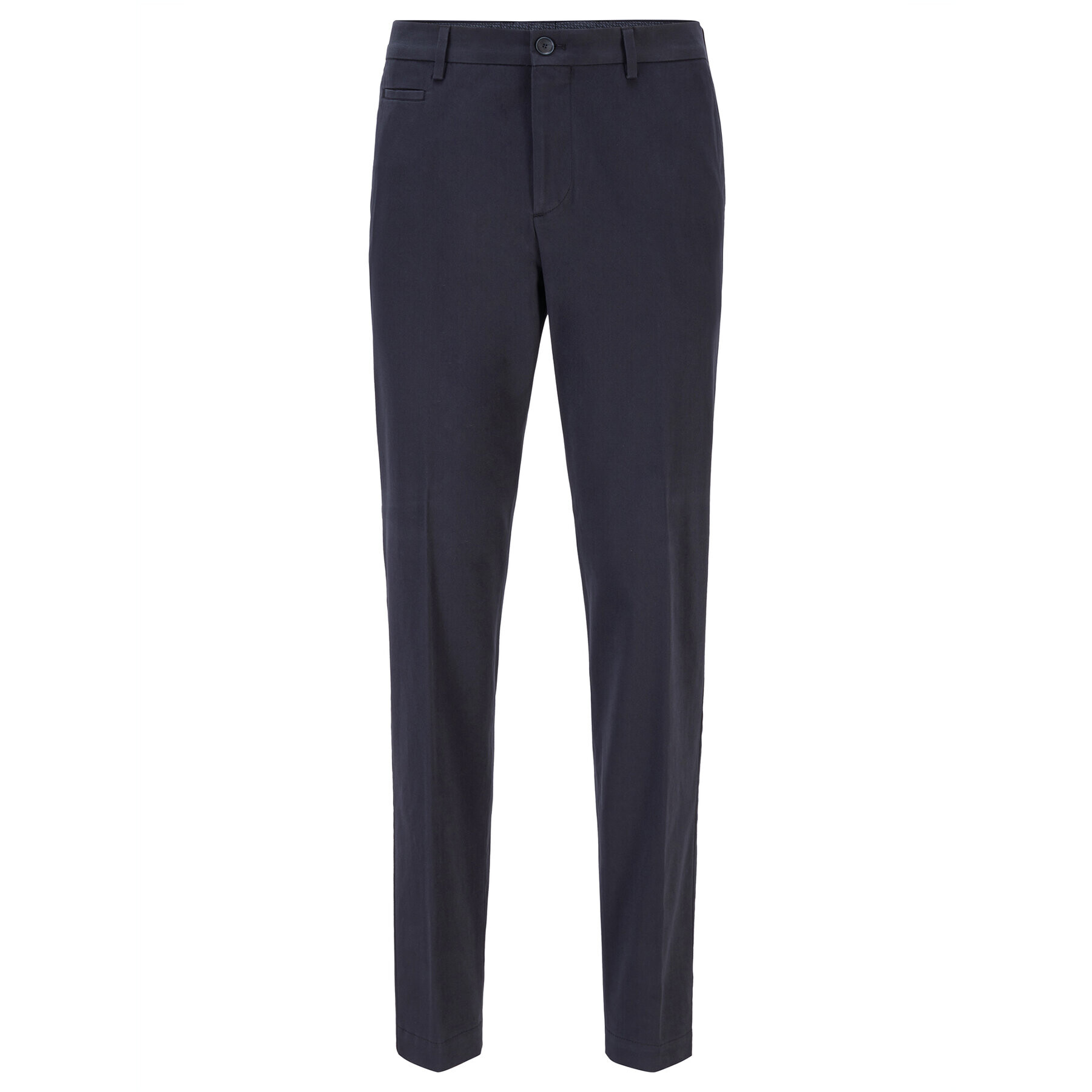 Boss Pantaloni chino Broad1-W 50447070 Bleumarin Slim Fit - Pled.ro