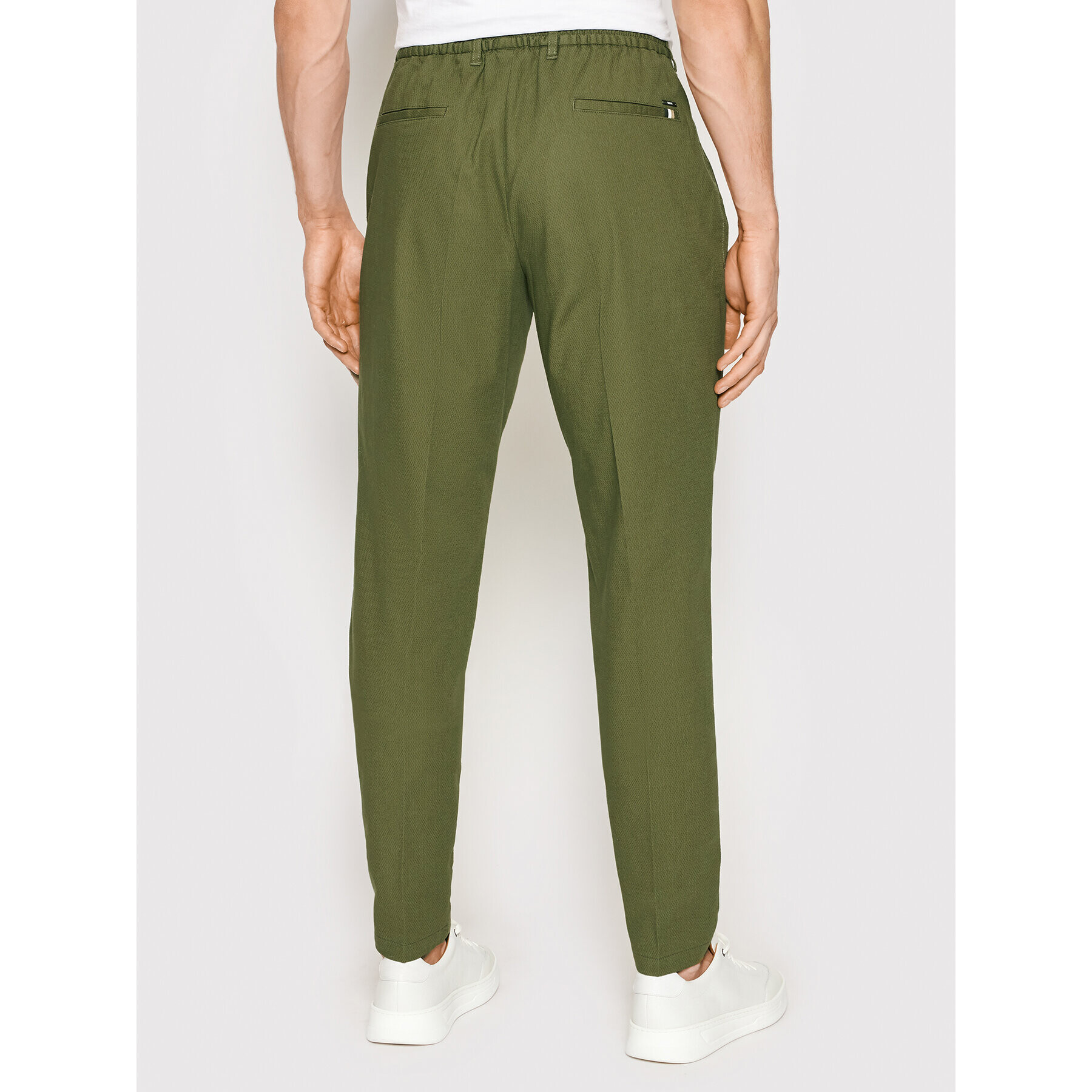 Boss Pantaloni chino C-Genius 50469063 Verde Slim Fit - Pled.ro