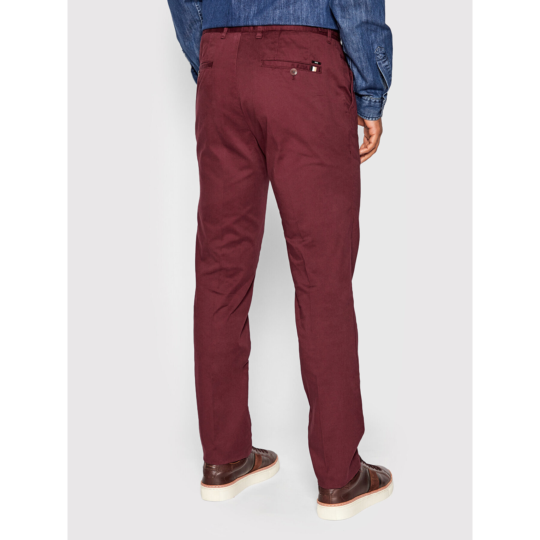 Boss Pantaloni chino C-Genius-W-222 50473548 Vișiniu Tapered Fit - Pled.ro