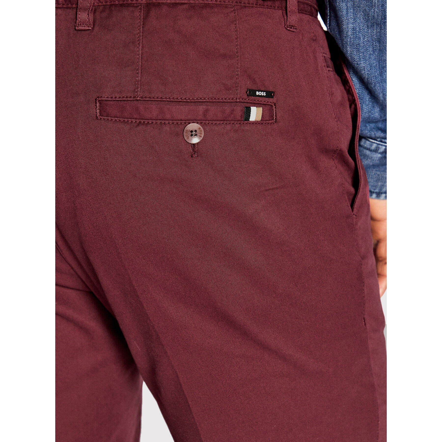 Boss Pantaloni chino C-Genius-W-222 50473548 Vișiniu Tapered Fit - Pled.ro