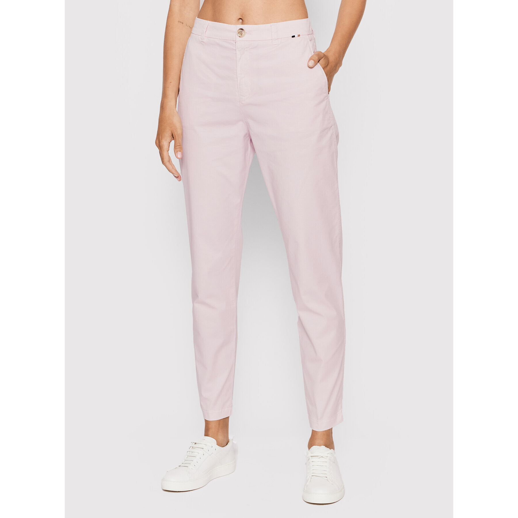 Boss Pantaloni chino C_Tachini2-D 50467693 Roz Regular Fit - Pled.ro