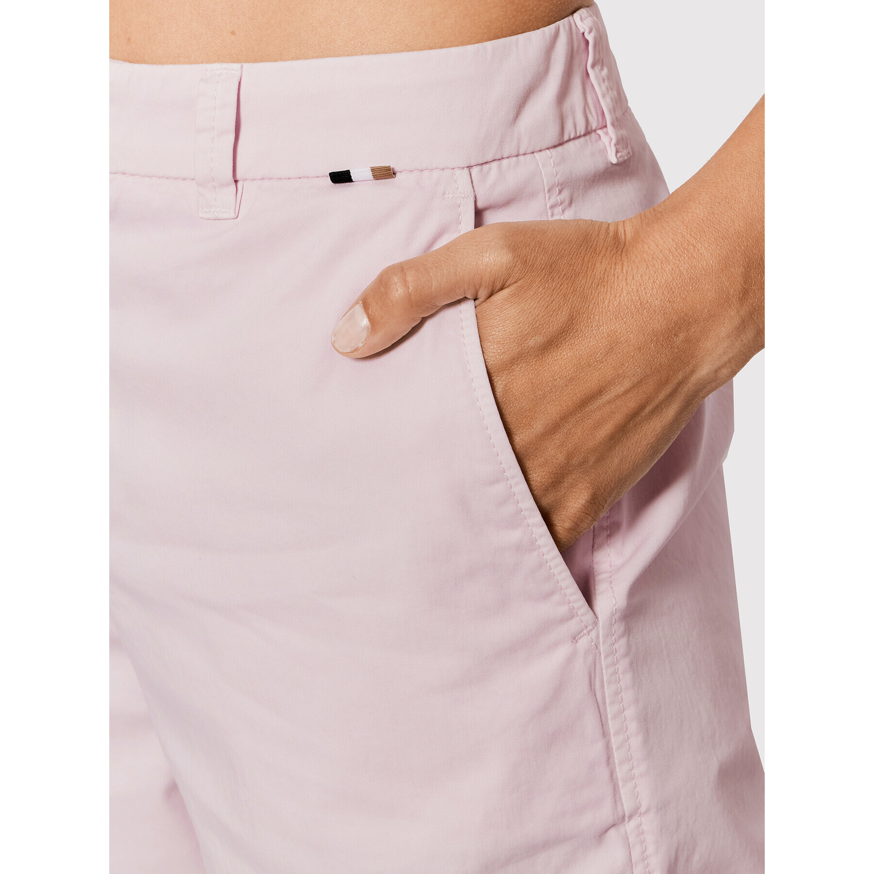 Boss Pantaloni chino C_Tachini2-D 50467693 Roz Regular Fit - Pled.ro