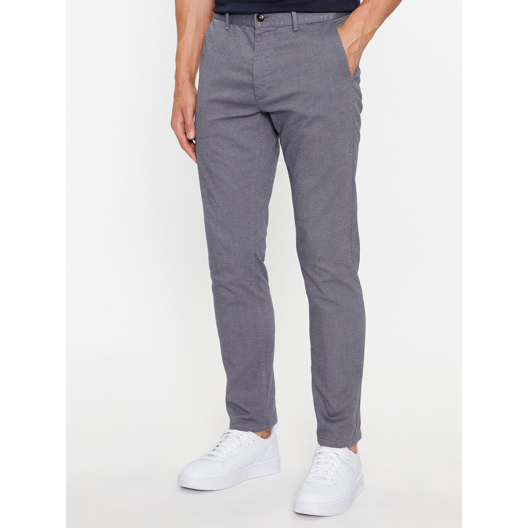 Boss Pantaloni chino Chino 50501597 Bleumarin Slim Fit - Pled.ro