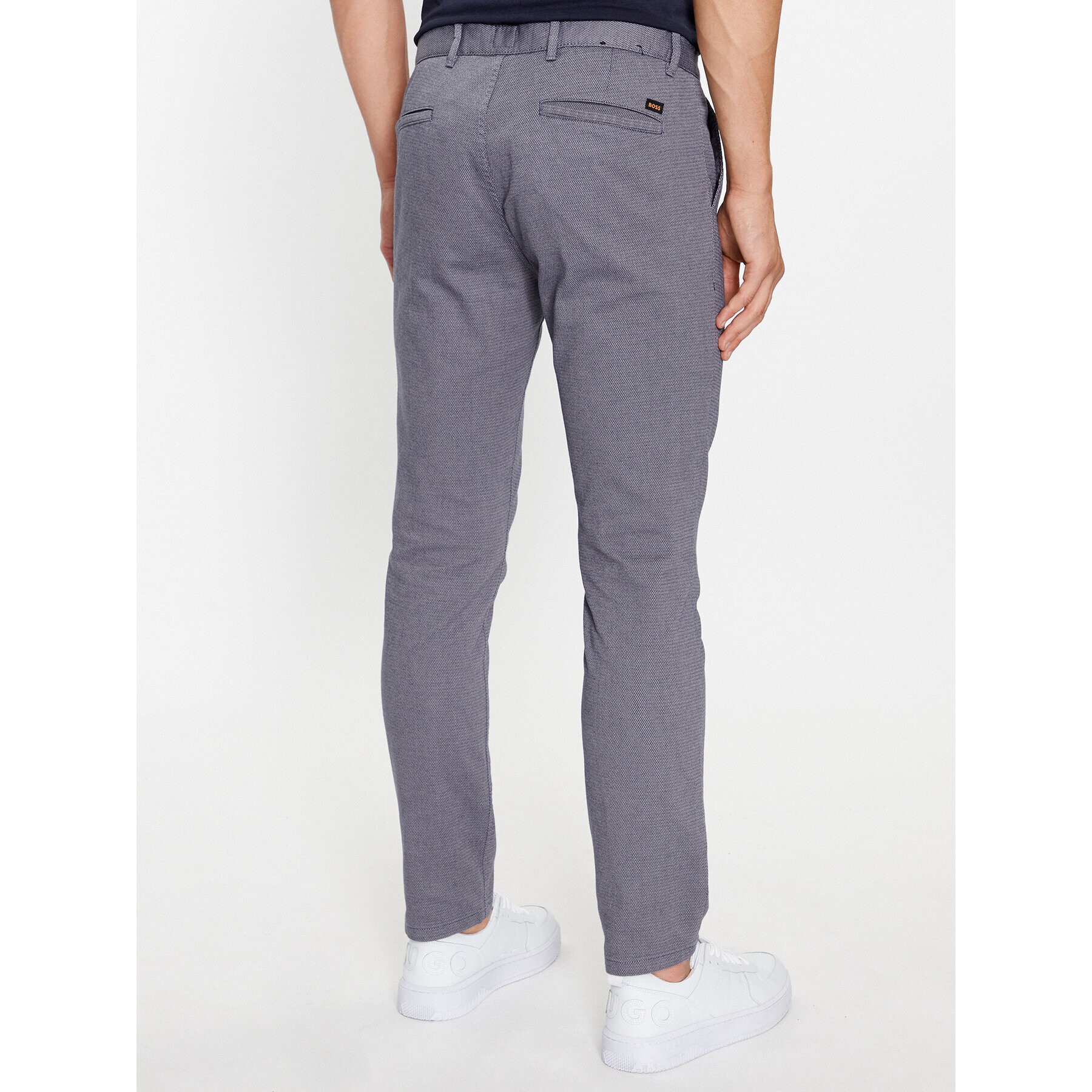 Boss Pantaloni chino Chino 50501597 Bleumarin Slim Fit - Pled.ro