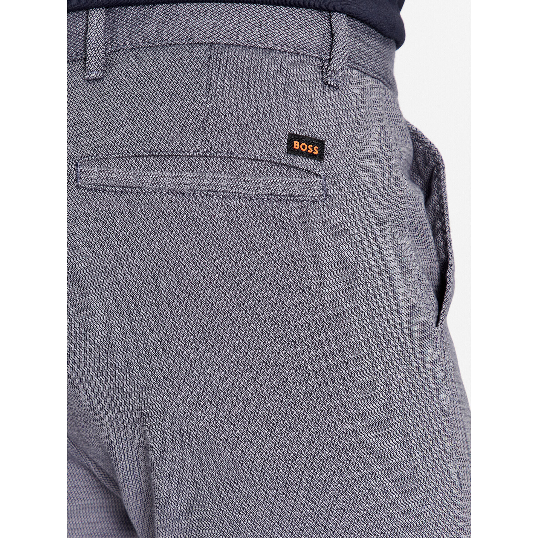 Boss Pantaloni chino Chino 50501597 Bleumarin Slim Fit - Pled.ro