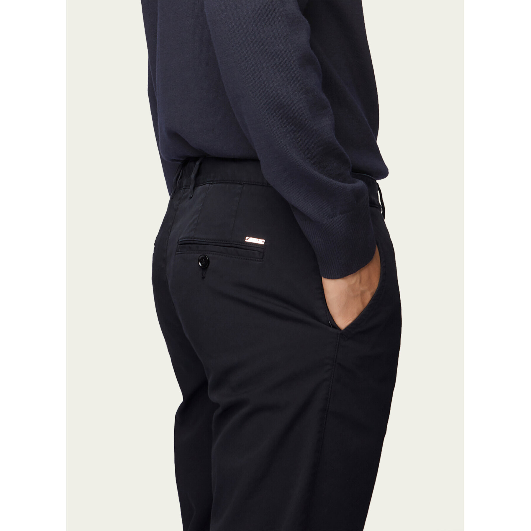 Boss Pantaloni chino Crigan3-D 50325944 Negru Regular Fit - Pled.ro