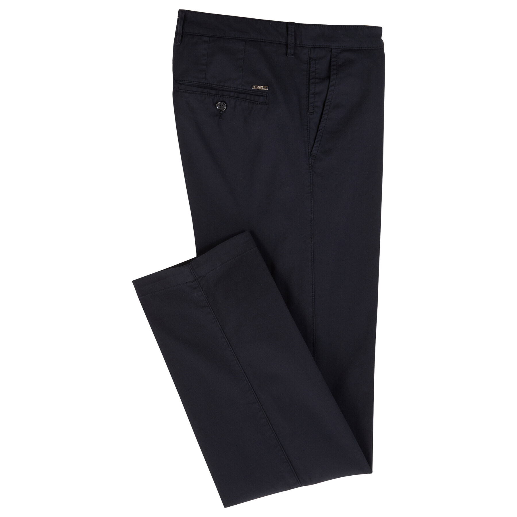 Boss Pantaloni chino Crigan3-D 50325944 Negru Regular Fit - Pled.ro