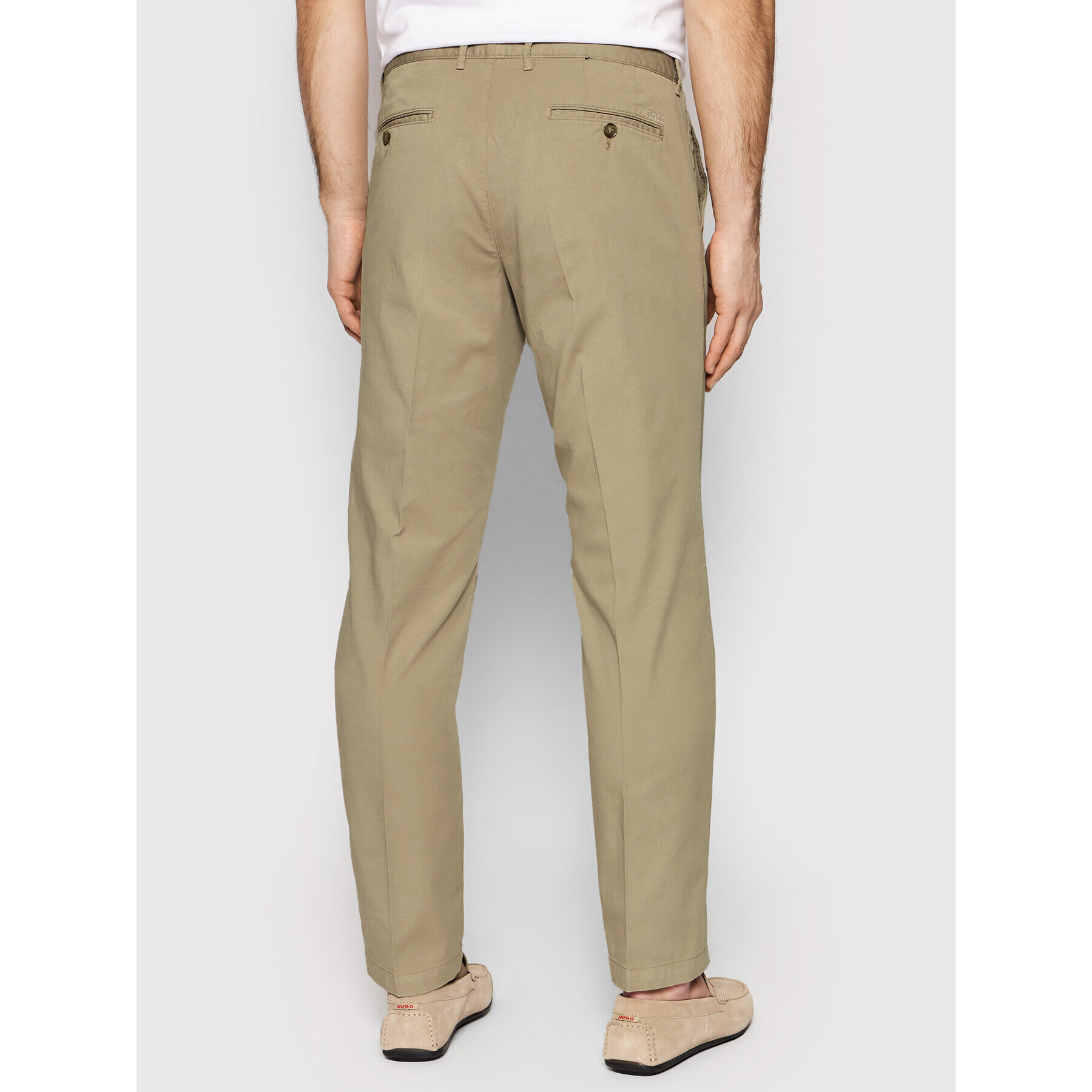 Boss Pantaloni chino Crigan3-D 50468722 Bej Regular Fit - Pled.ro