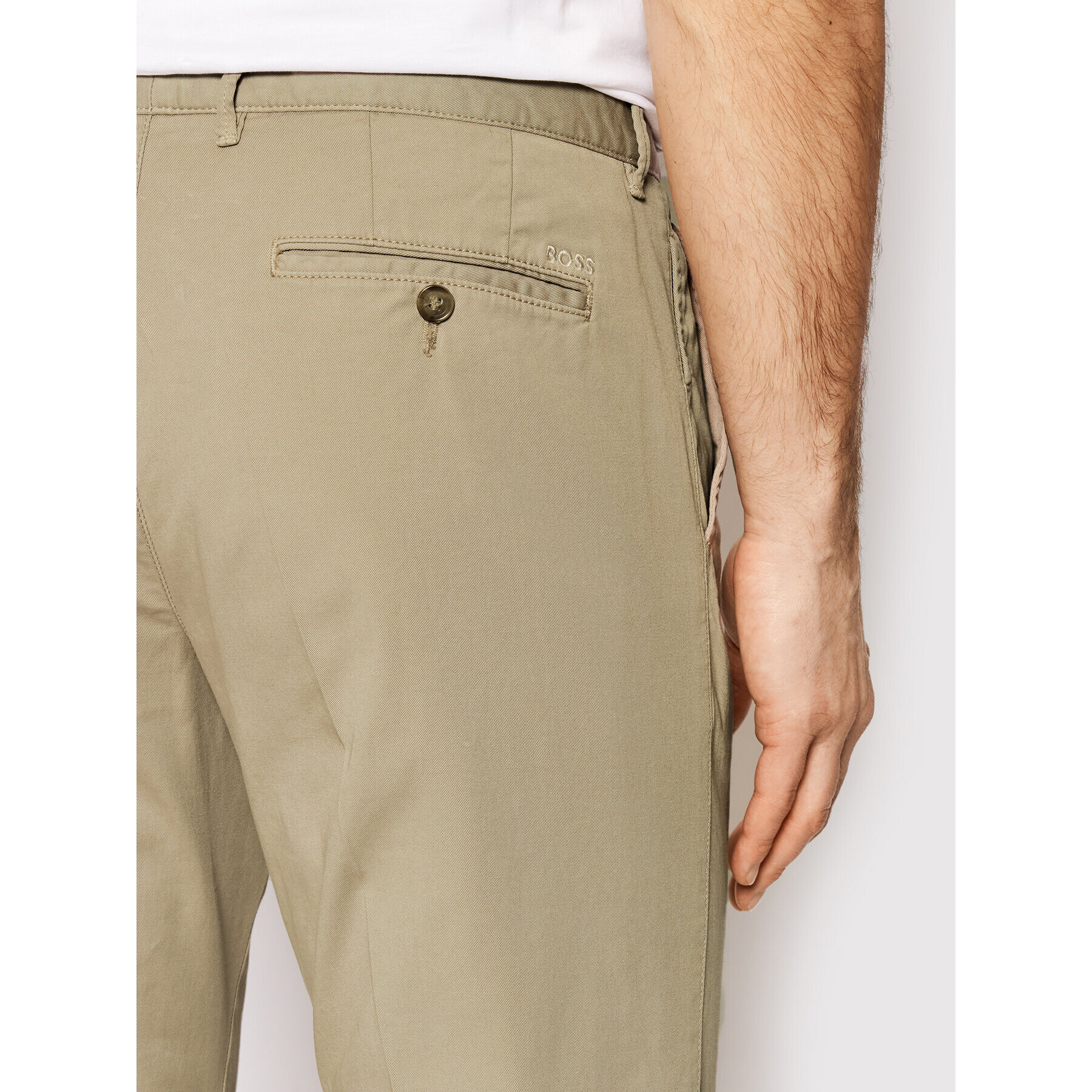 Boss Pantaloni chino Crigan3-D 50468722 Bej Regular Fit - Pled.ro