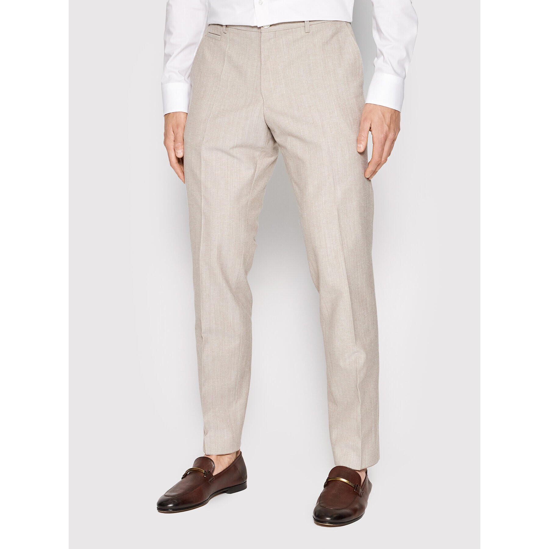 Boss Pantaloni chino H-Genius-222 50468297 Bej Slim Fit - Pled.ro