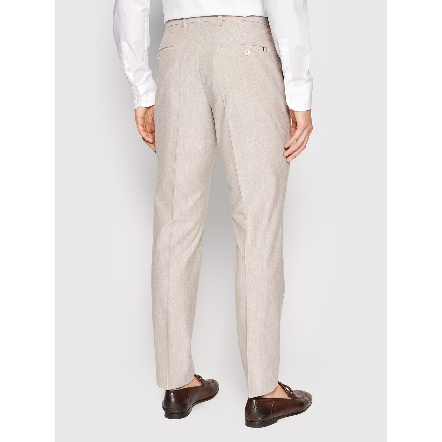 Boss Pantaloni chino H-Genius-222 50468297 Bej Slim Fit - Pled.ro