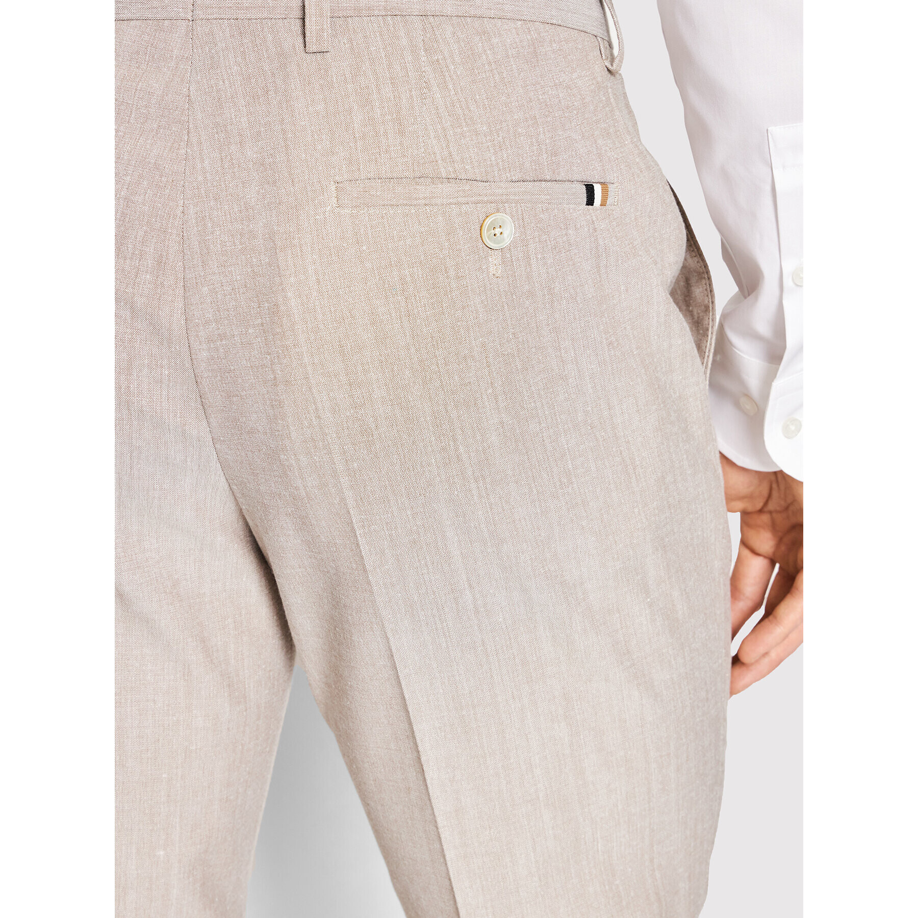 Boss Pantaloni chino H-Genius-222 50468297 Bej Slim Fit - Pled.ro