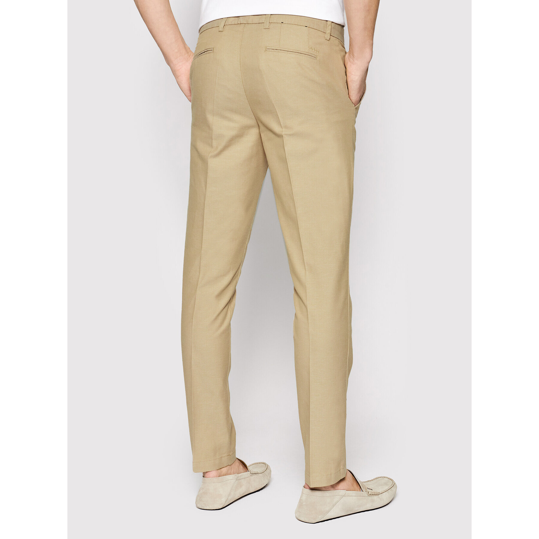 Boss Pantaloni chino Kaito1 50466474 Bej Slim Fit - Pled.ro