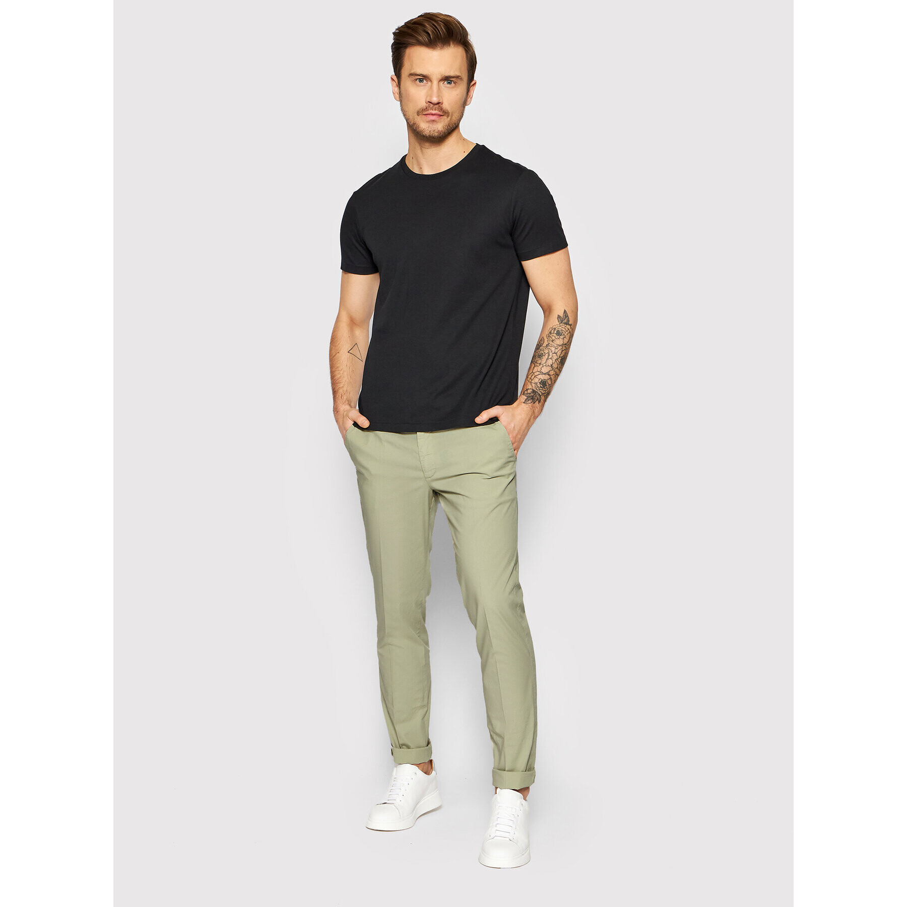 Boss Pantaloni chino Kaito1 50466506 Bej Slim Fit - Pled.ro