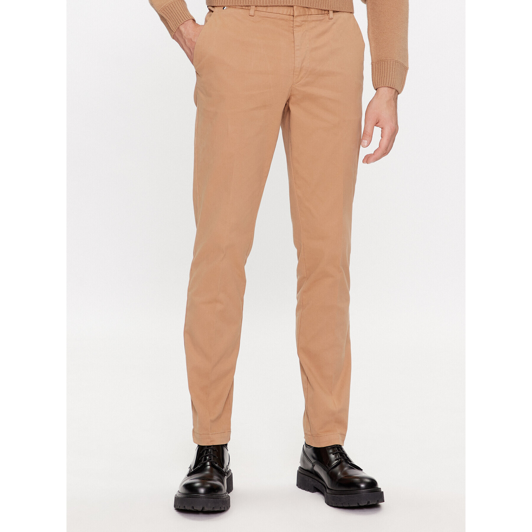 Boss Pantaloni chino Kaito1 50487966 Bej Slim Fit - Pled.ro