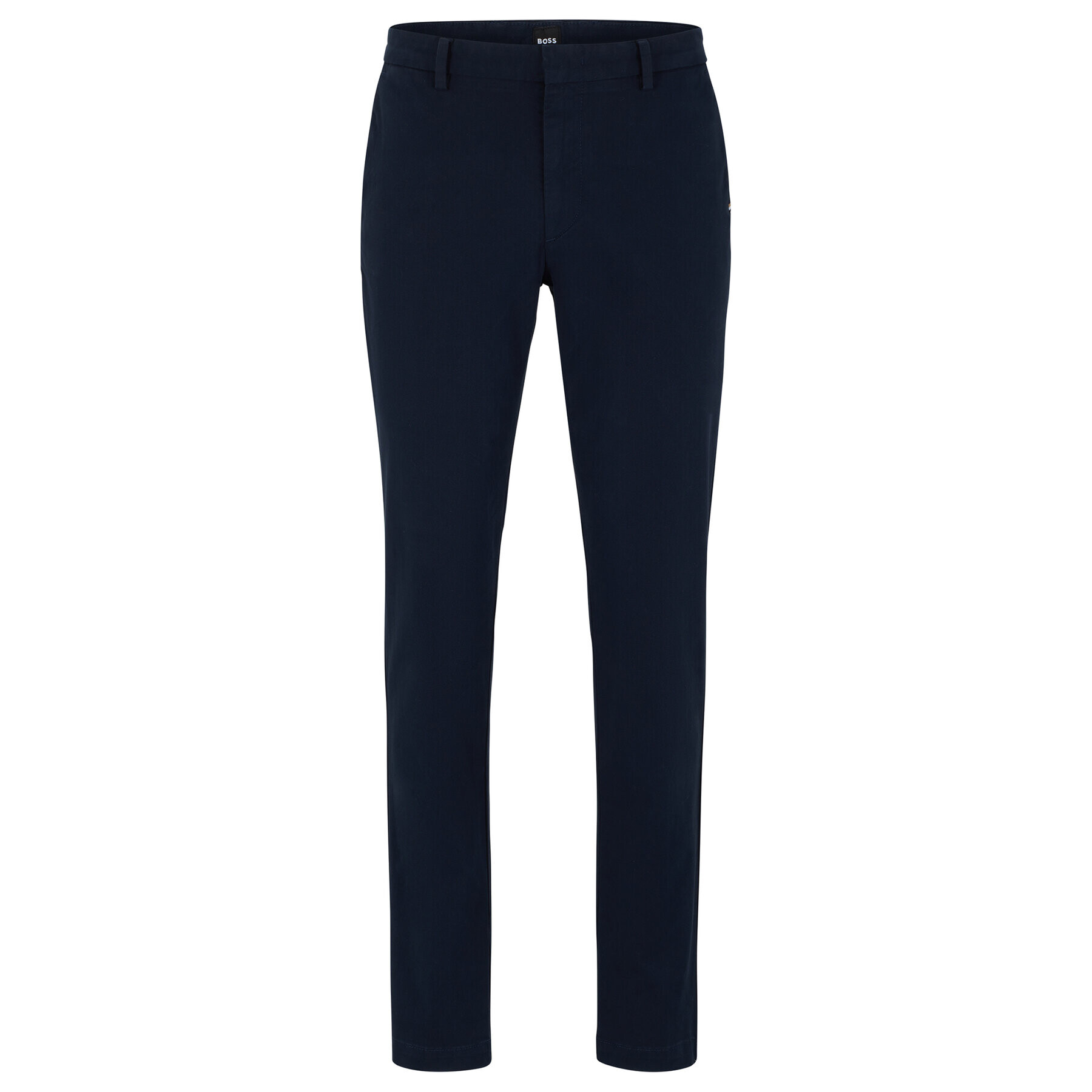 Boss Pantaloni chino Kaito1 50487966 Bleumarin Slim Fit - Pled.ro