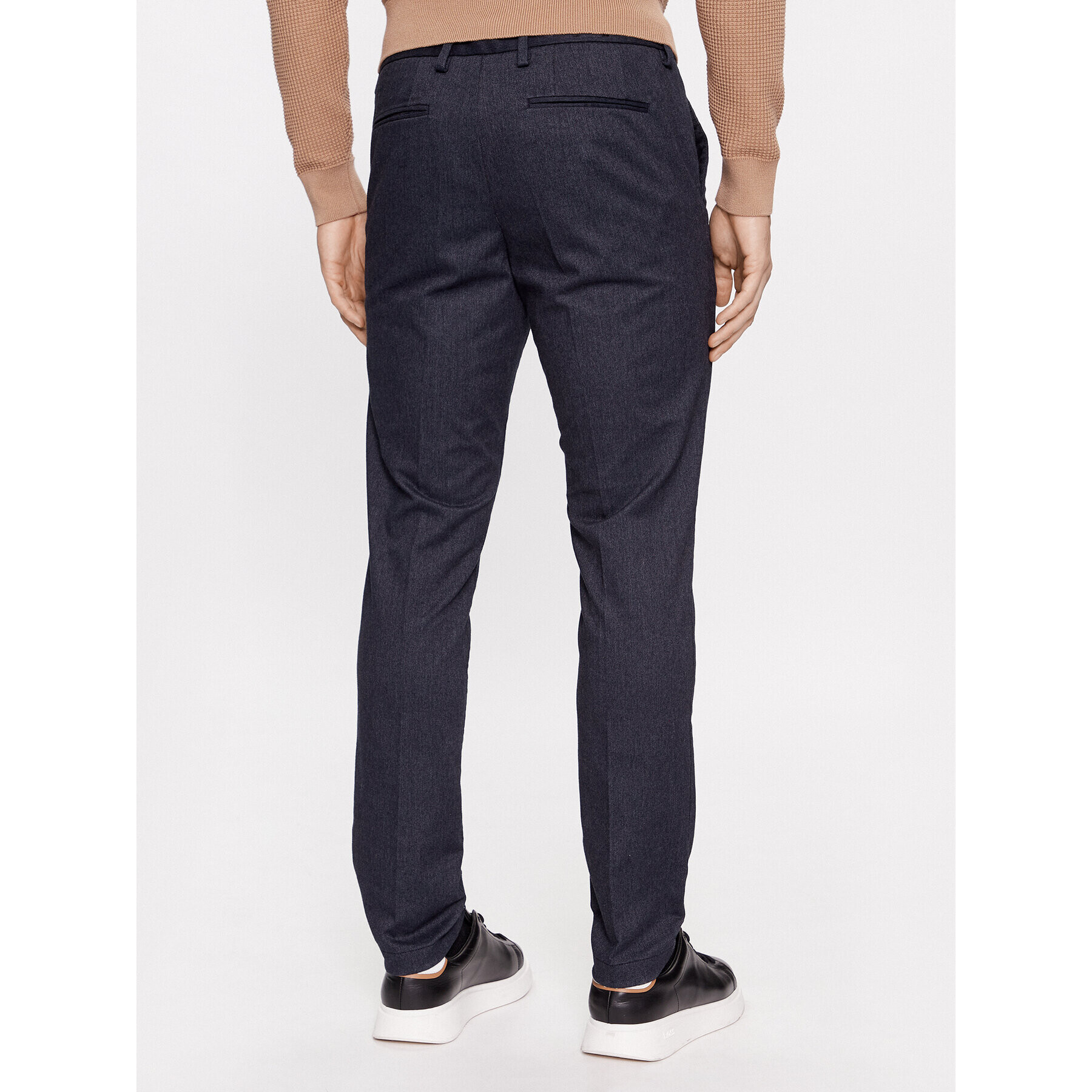 Boss Pantaloni chino Kaito1 50499630 Bleumarin Slim Fit - Pled.ro