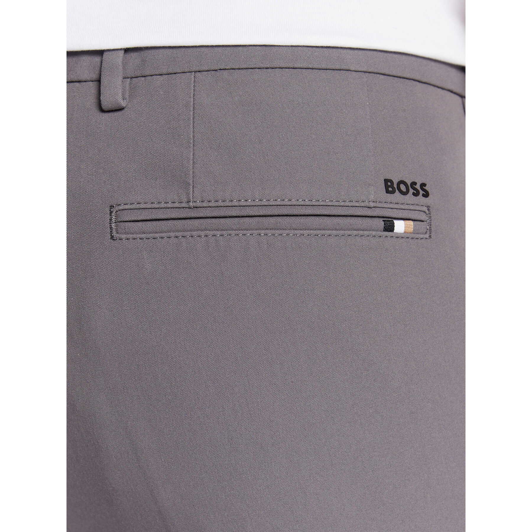 Boss Pantaloni chino Kaito1_T 50468249 Gri Slim Fit - Pled.ro