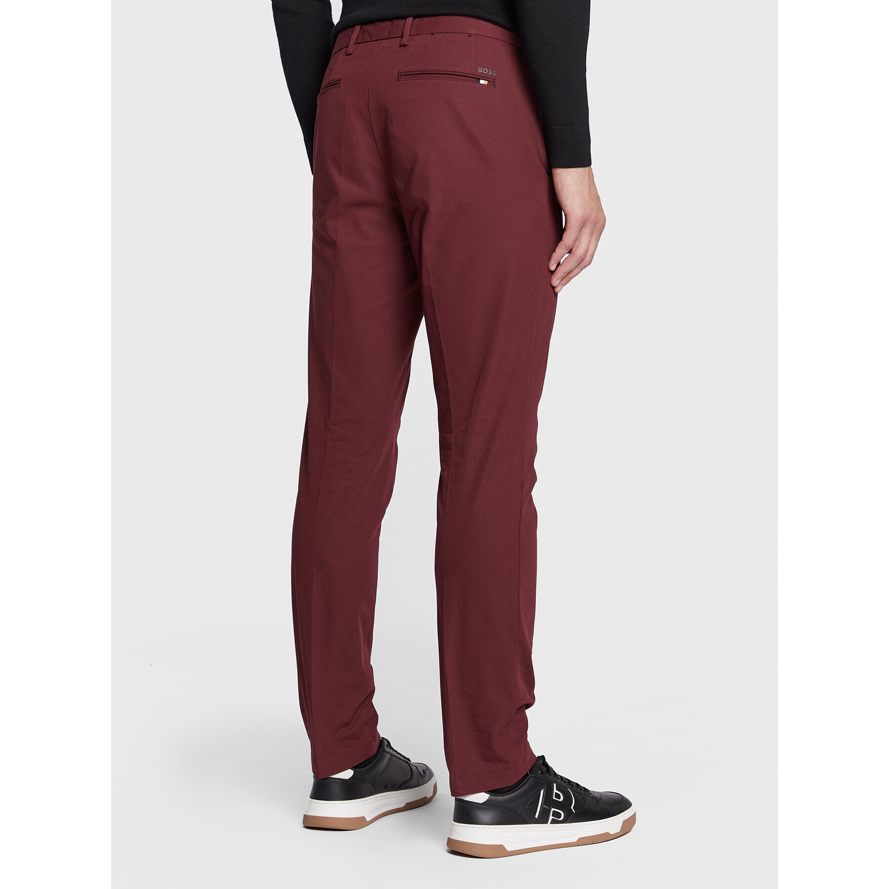 Boss Pantaloni chino Kaito1_T 50468249 Vișiniu Slim Fit - Pled.ro