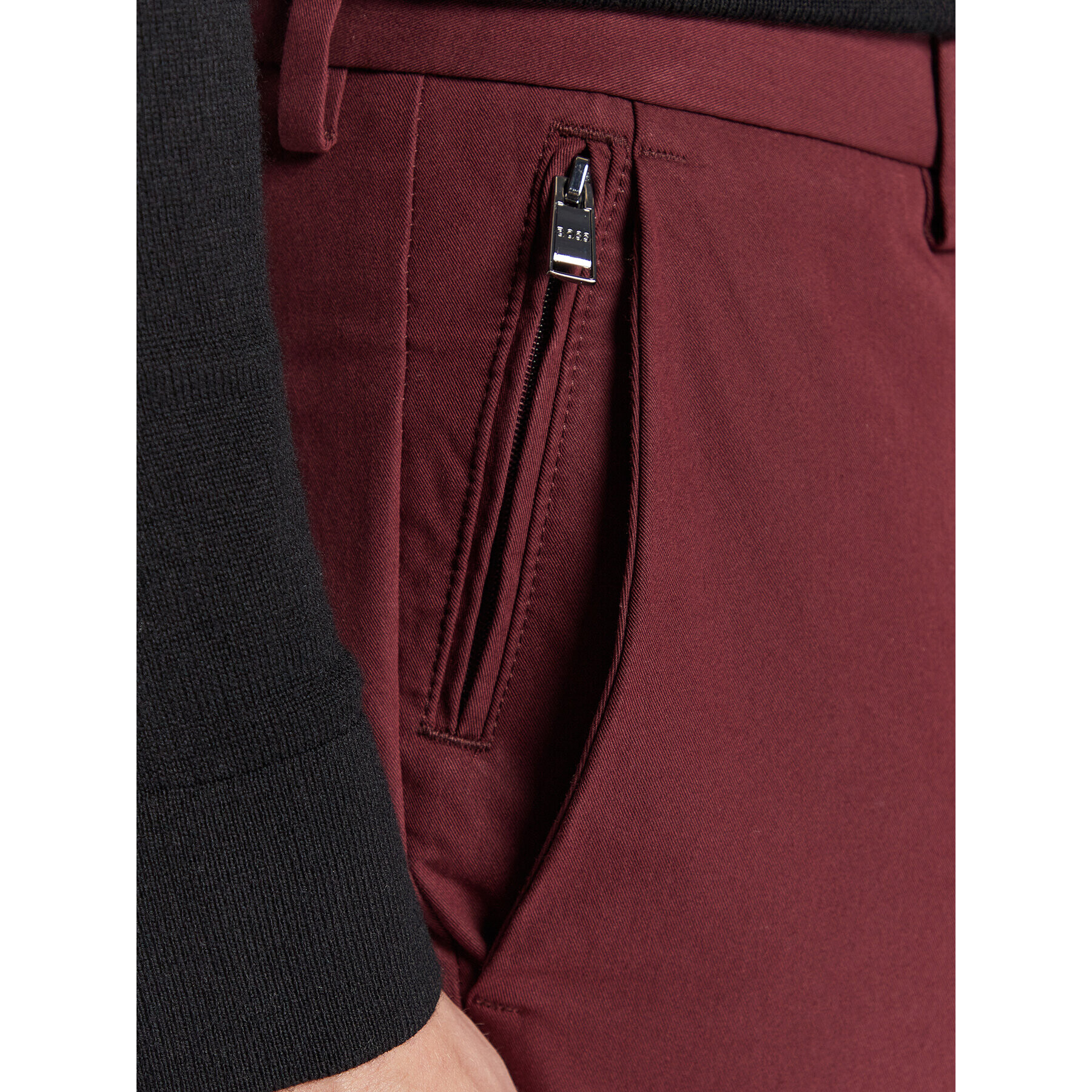 Boss Pantaloni chino Kaito1_T 50468249 Vișiniu Slim Fit - Pled.ro