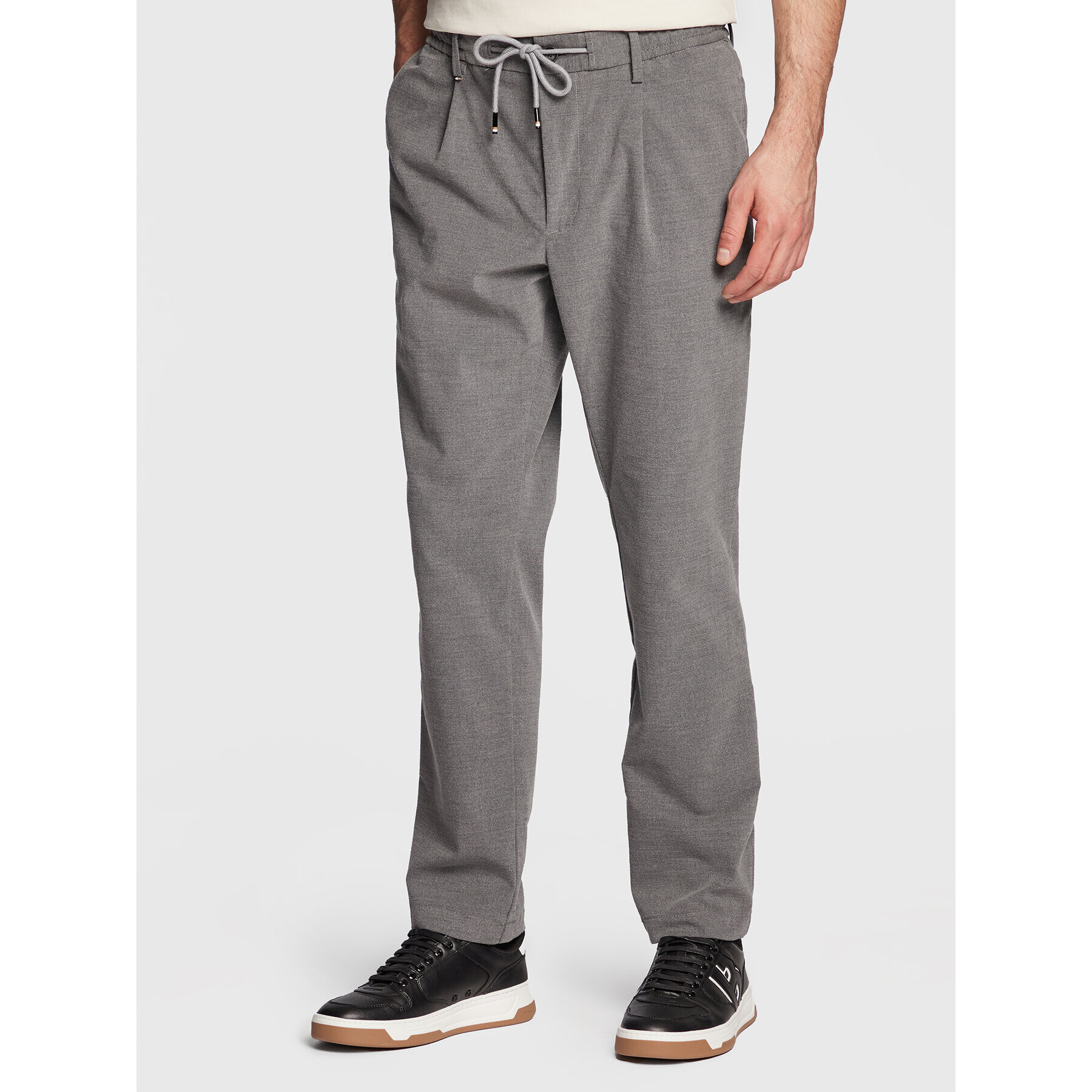 Boss Pantaloni chino Kane-Pl-Ds 50477530 Gri Slim Fit - Pled.ro