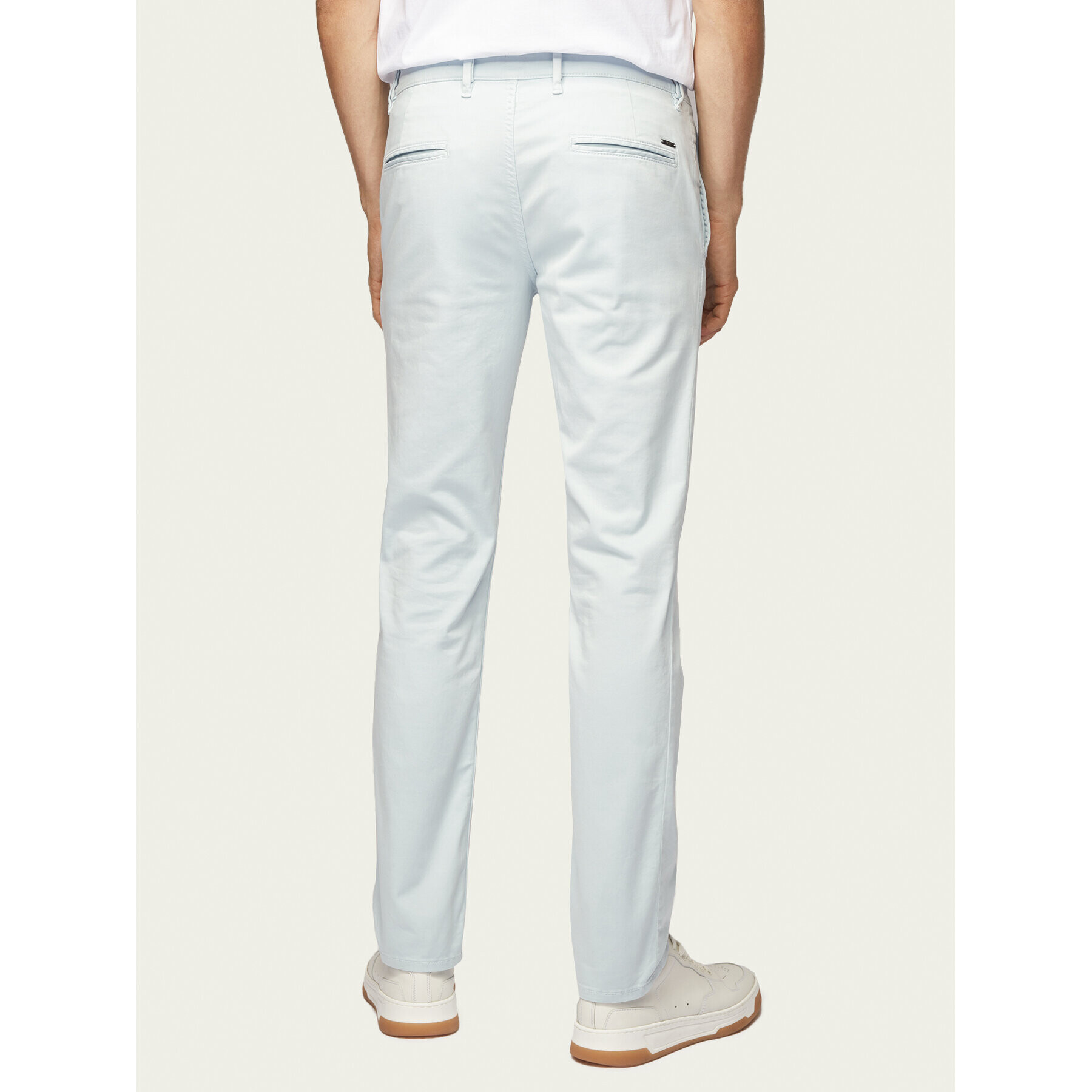 Boss Pantaloni chino Schino 50379152 Albastru Slim Fit - Pled.ro