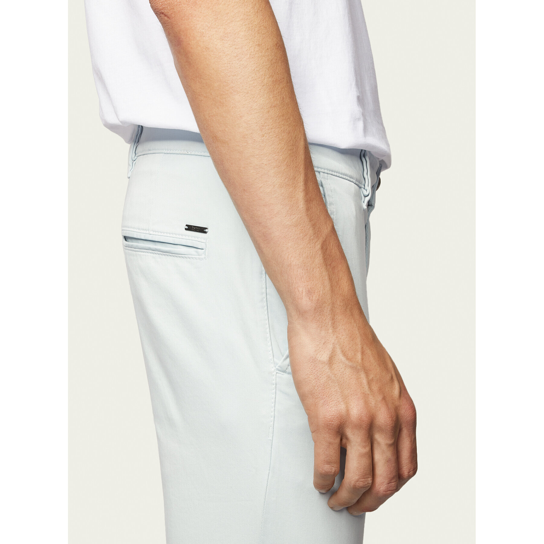 Boss Pantaloni chino Schino 50379152 Albastru Slim Fit - Pled.ro