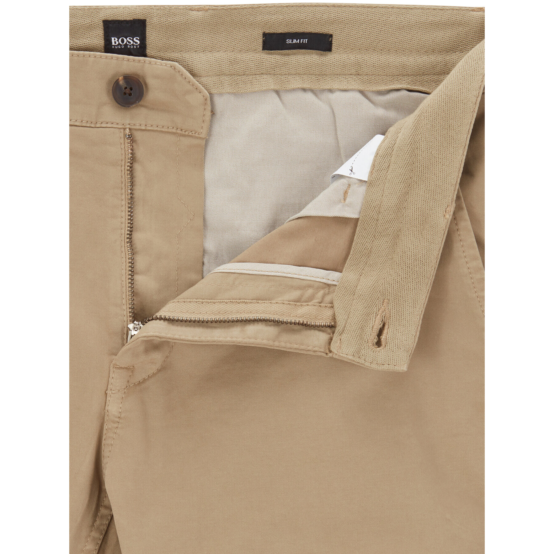 Boss Pantaloni chino Schino 50379152 Bej Slim Fit - Pled.ro