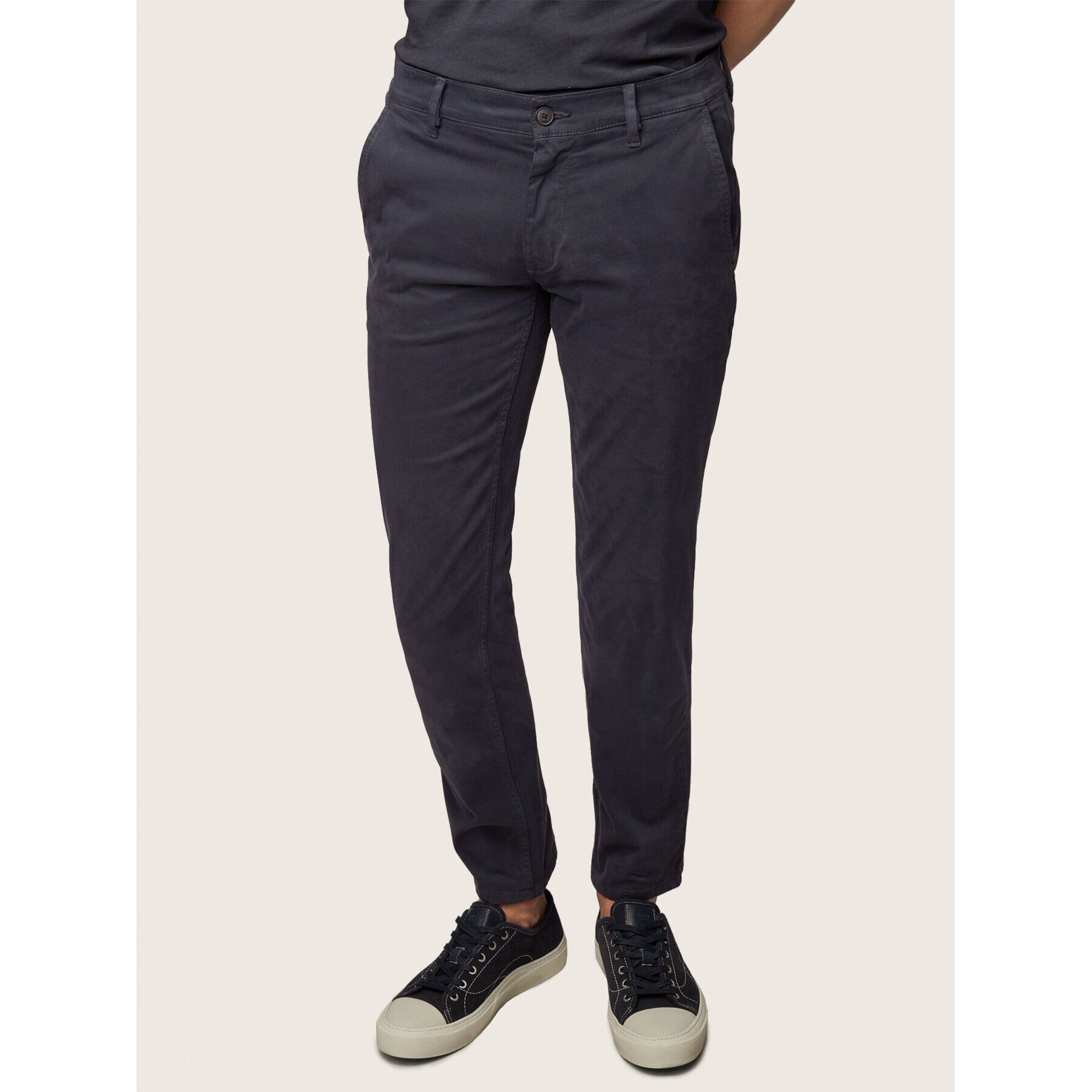 Boss Pantaloni chino Schino 50379152 Bleumarin Slim Fit - Pled.ro