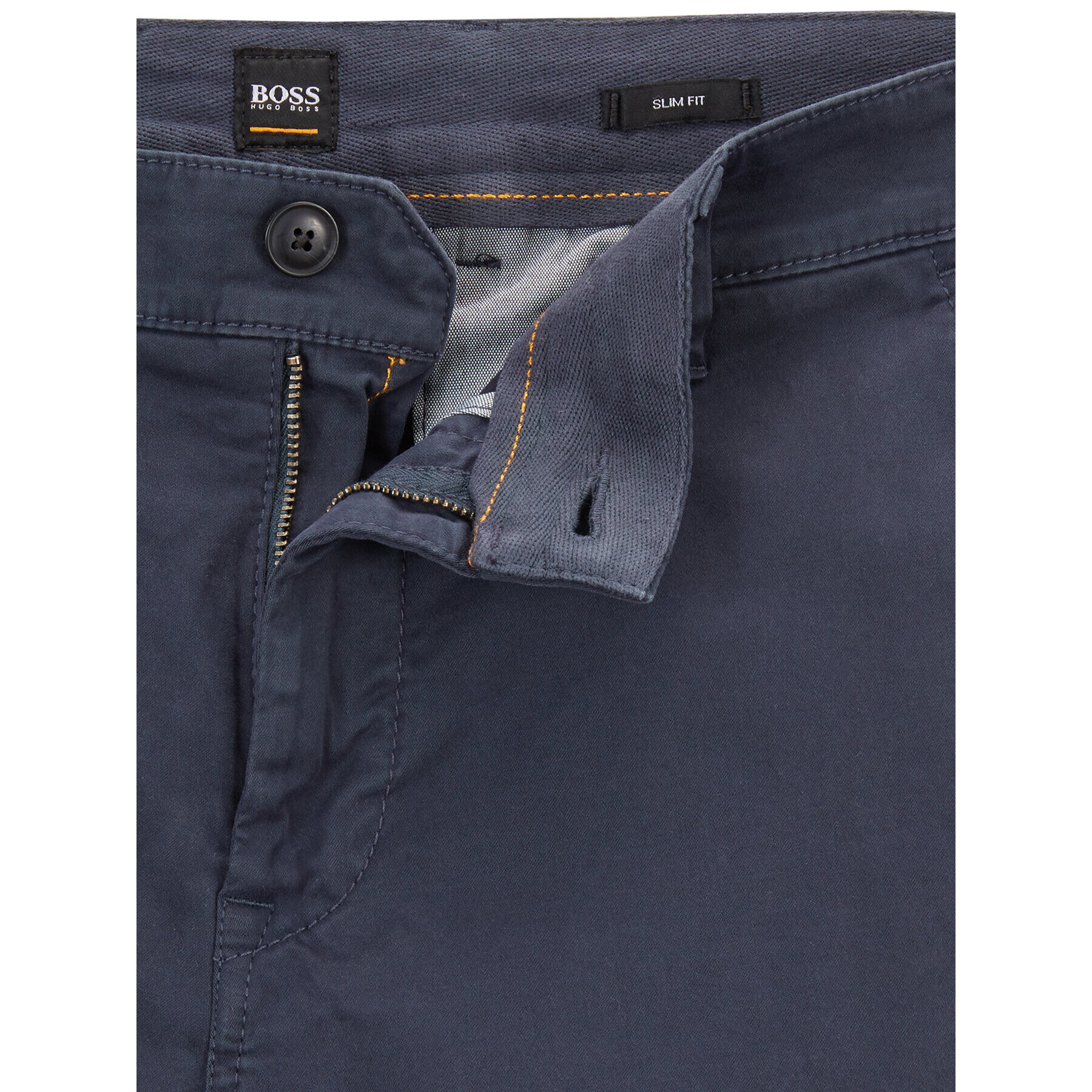 Boss Pantaloni chino Schino 50379152 Bleumarin Slim Fit - Pled.ro