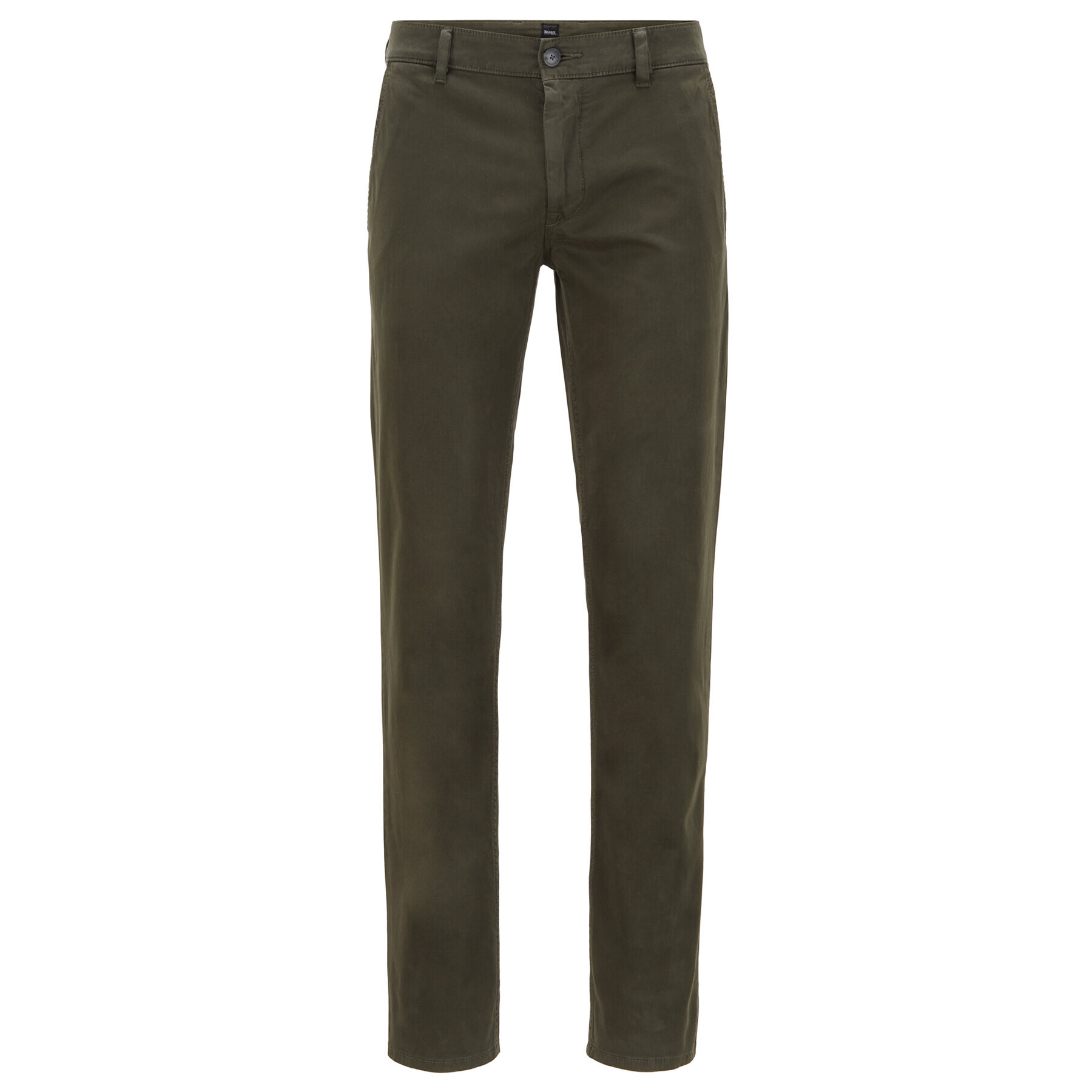 Boss Pantaloni chino Schino 50379152 Verde Slim Fit - Pled.ro