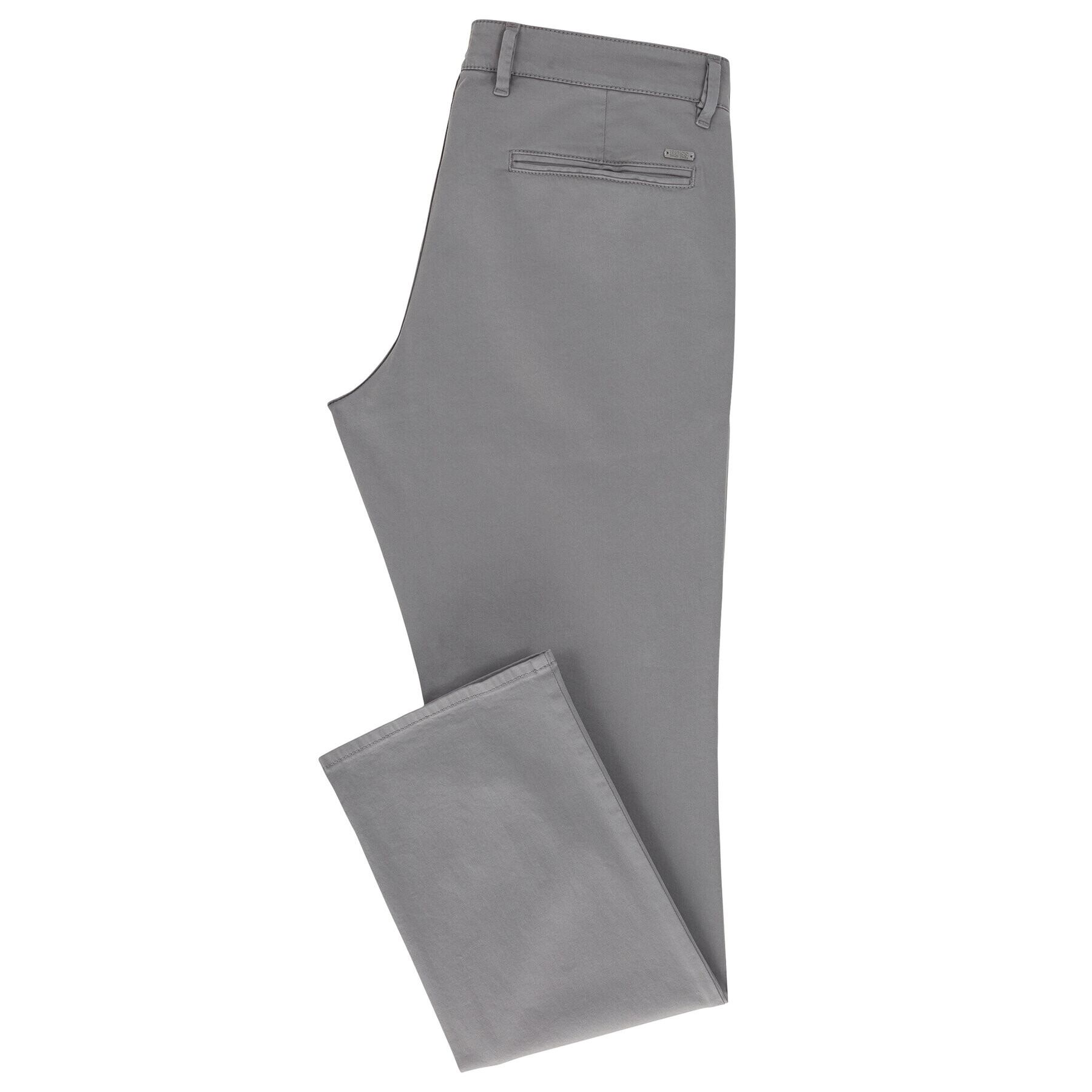 Boss Pantaloni chino Schino 50379154 Gri Regular Fit - Pled.ro