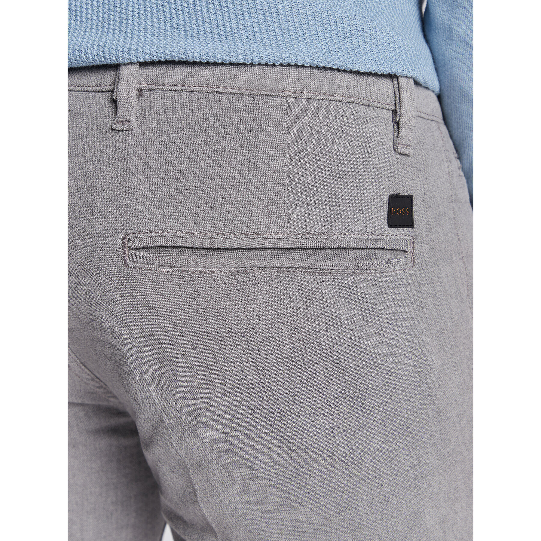 Boss Pantaloni chino Schino 50478896 Gri Slim Fit - Pled.ro