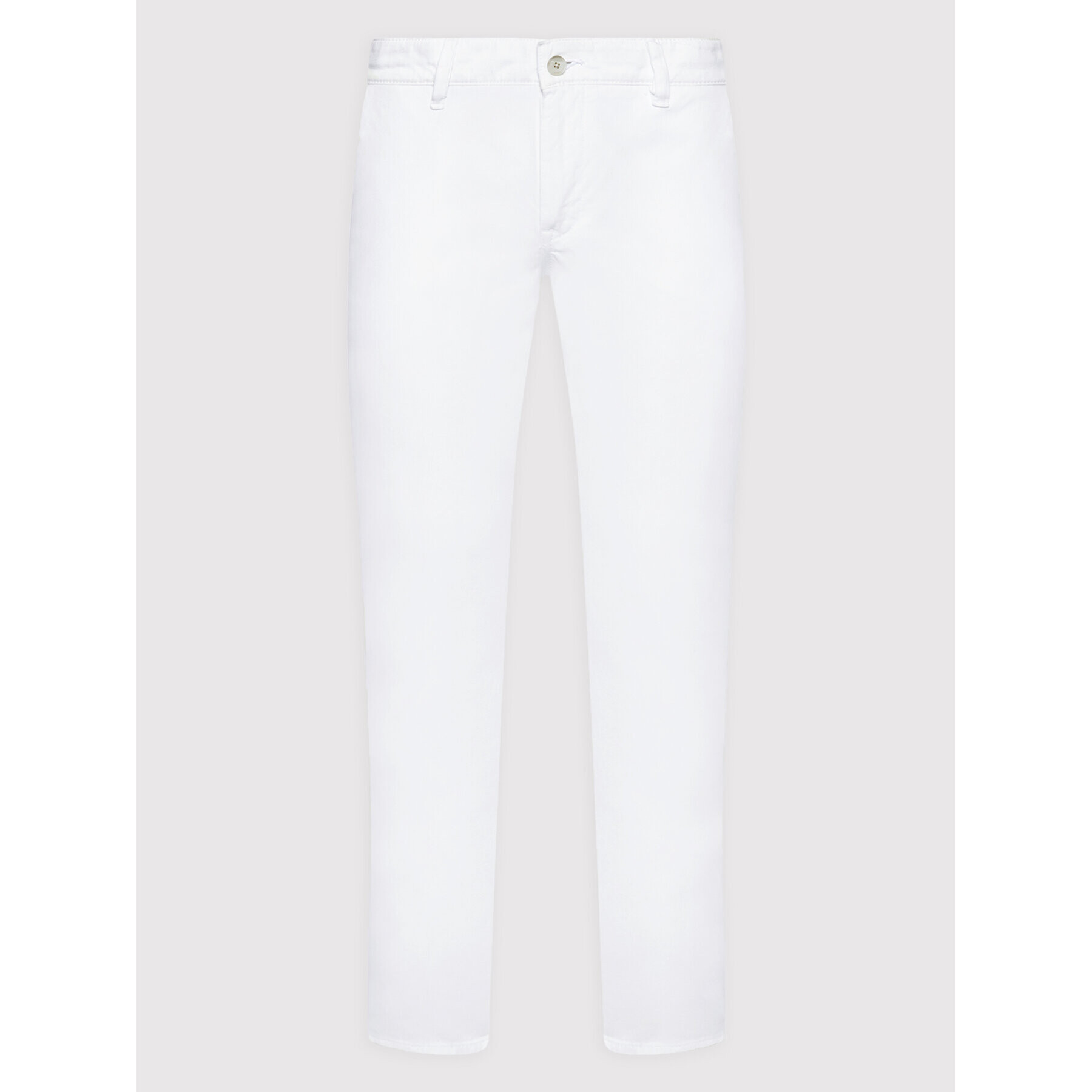 Boss Pantaloni chino Schino D 50470813 Alb Slim Fit - Pled.ro