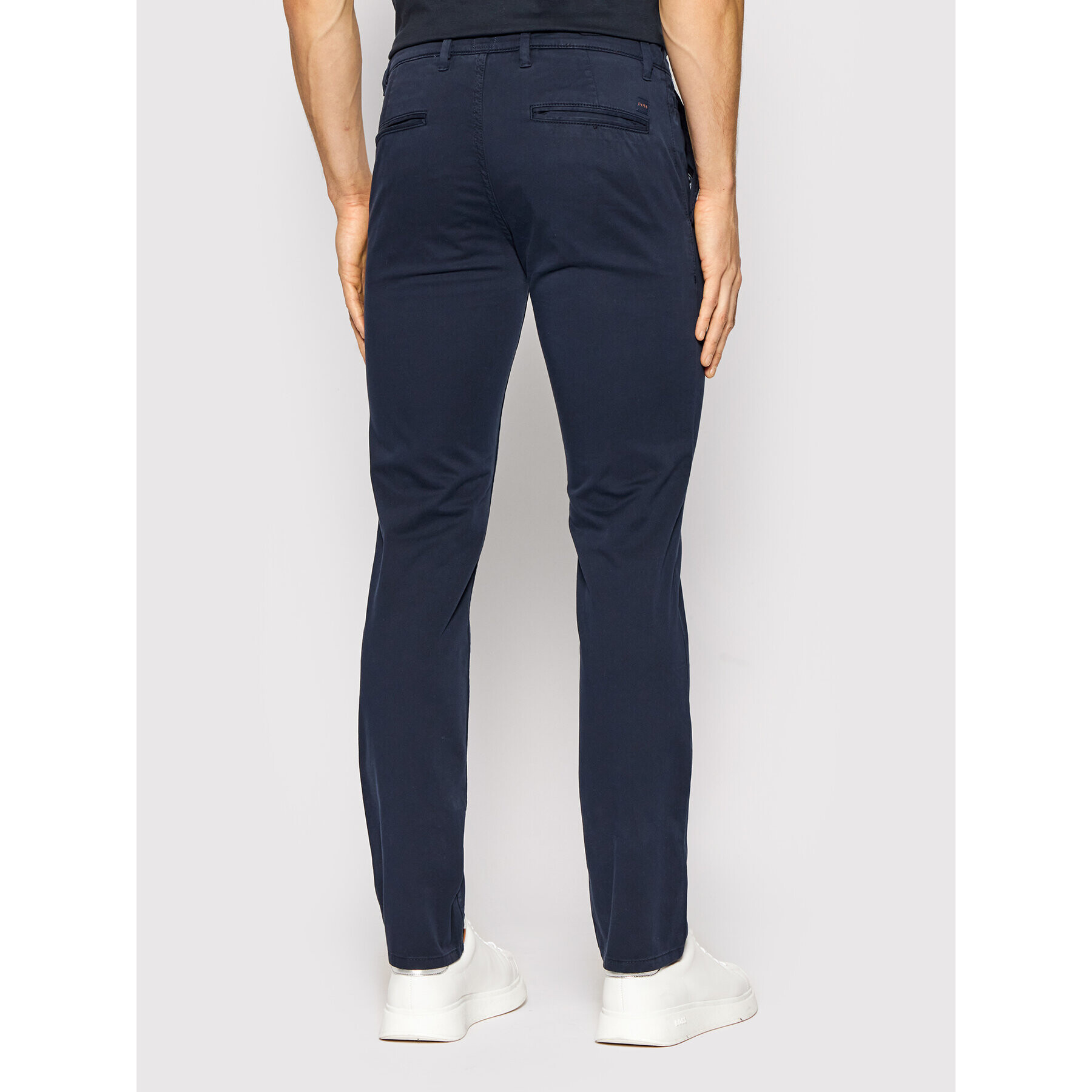 Boss Pantaloni chino Schino D 50470813 Bleumarin Slim Fit - Pled.ro