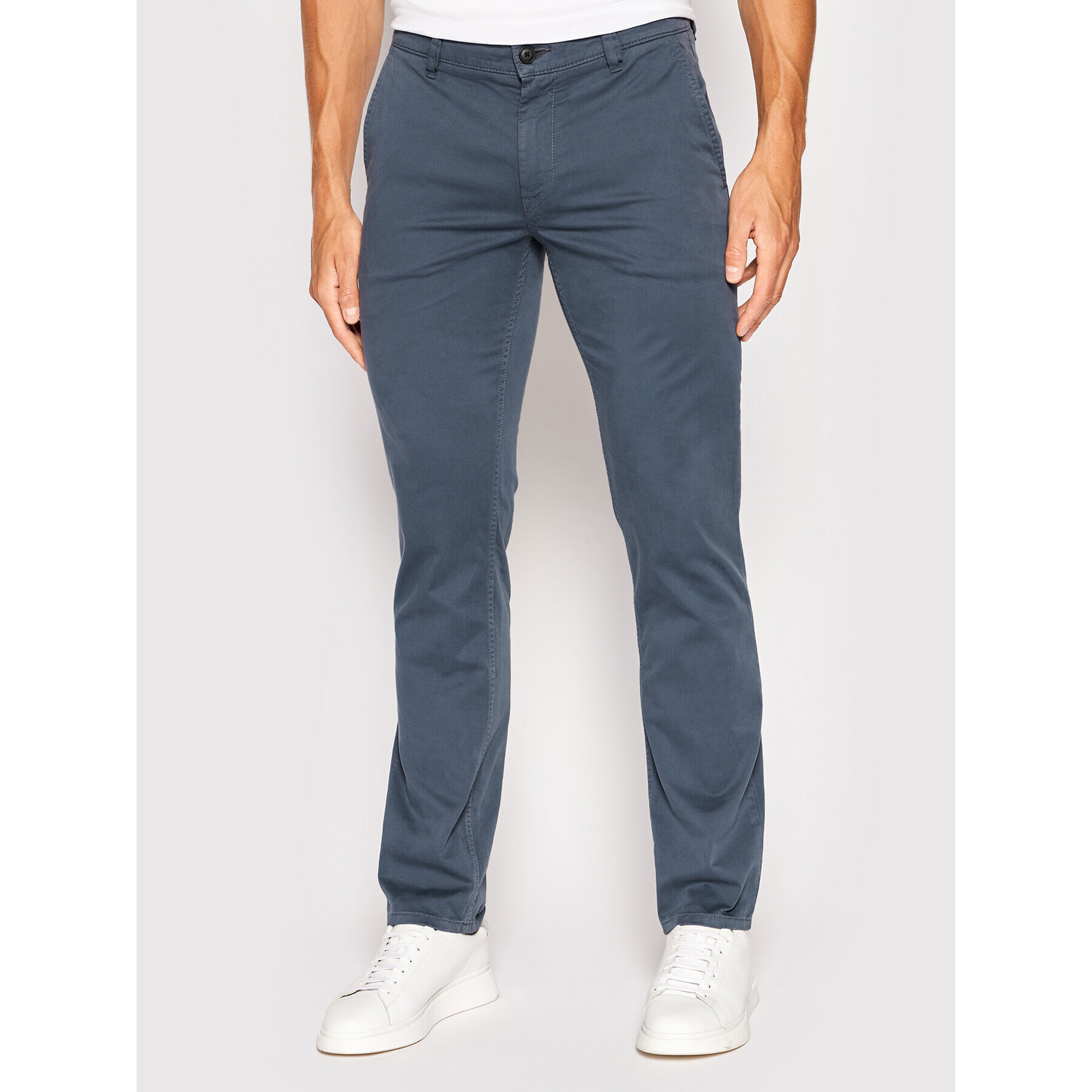 Boss Pantaloni chino Schino D 50470813 Gri Slim Fit - Pled.ro