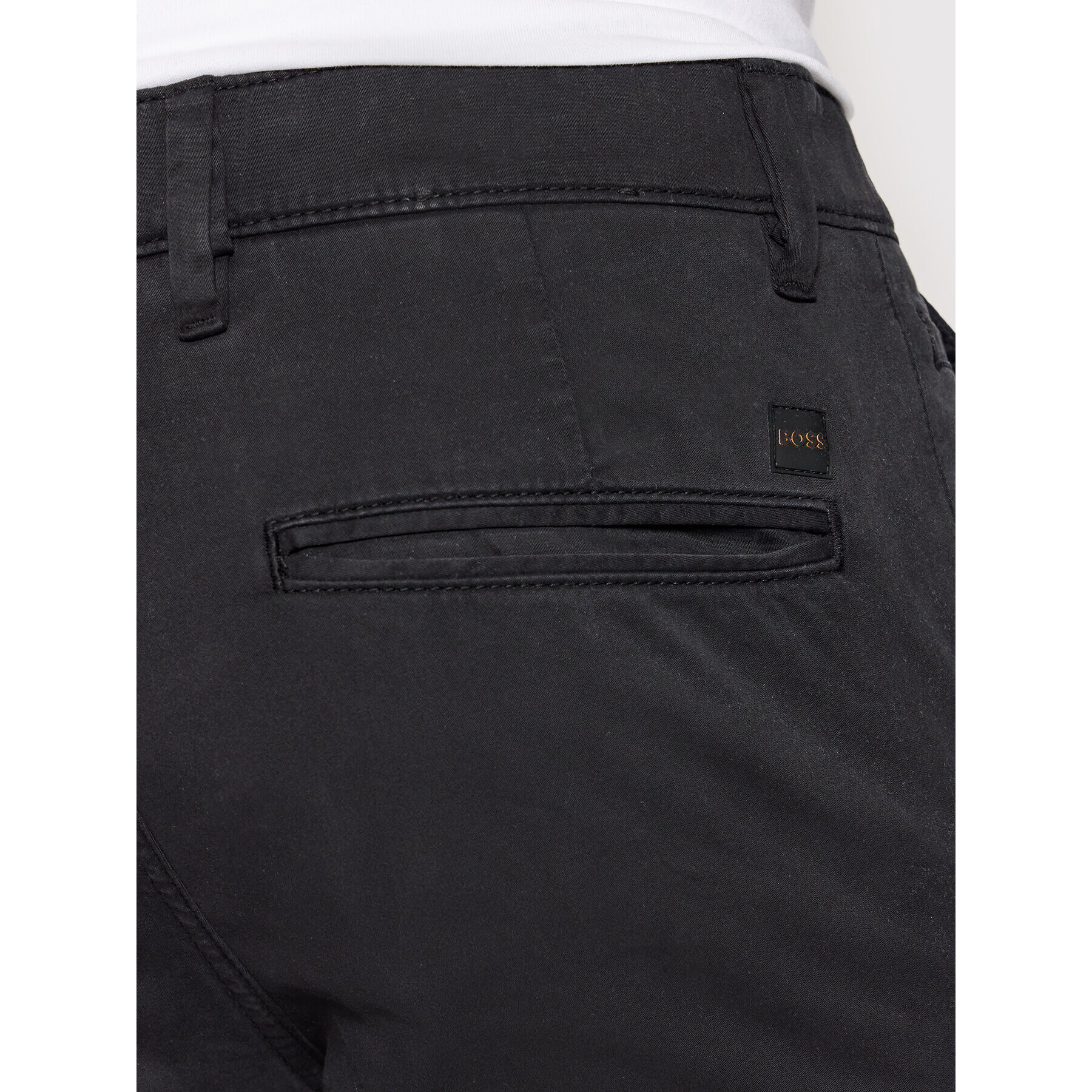 Boss Pantaloni chino Schino D 50470813 Negru Slim Fit - Pled.ro