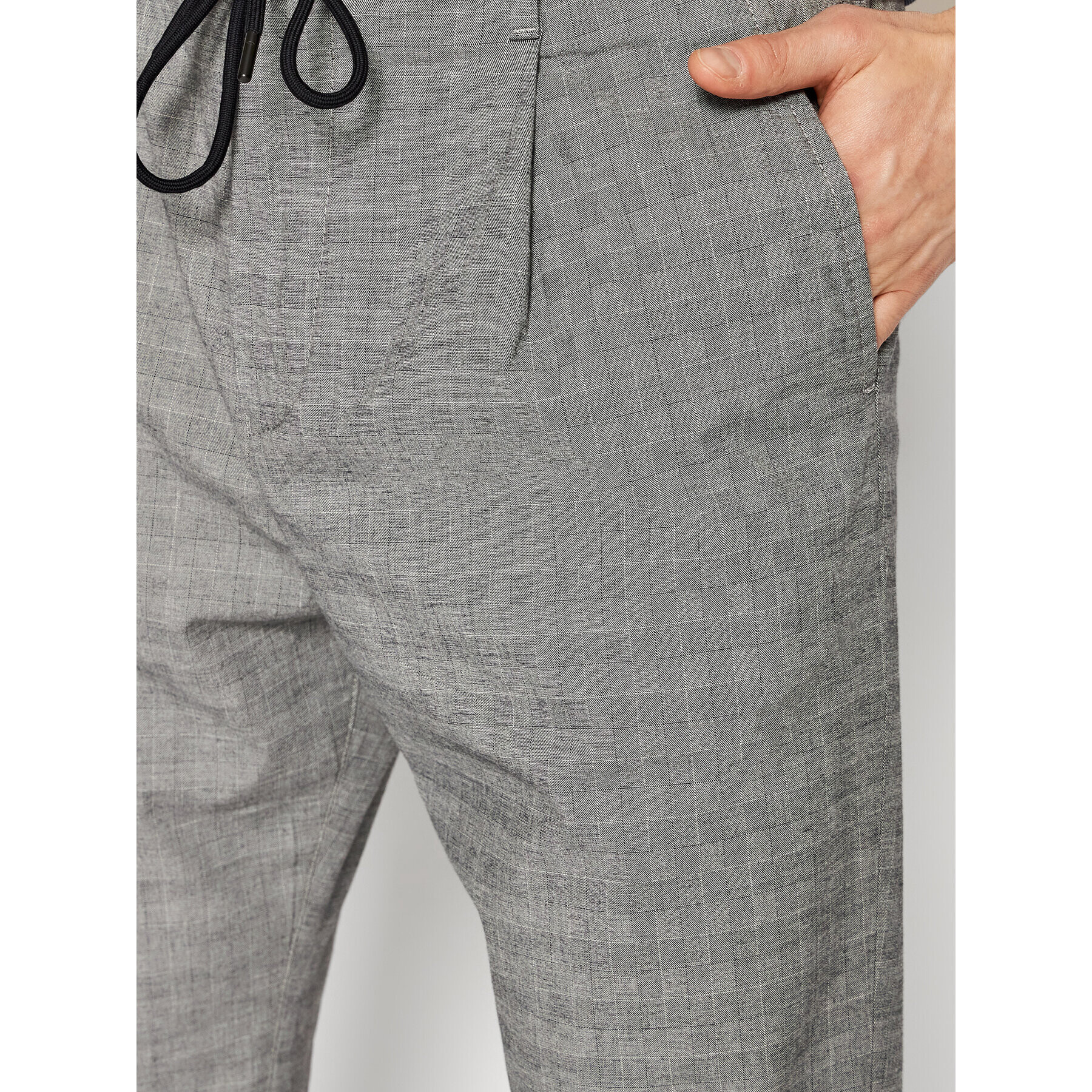 Boss Pantaloni chino Skay-DS1 50467077 Gri Tapered Fit - Pled.ro