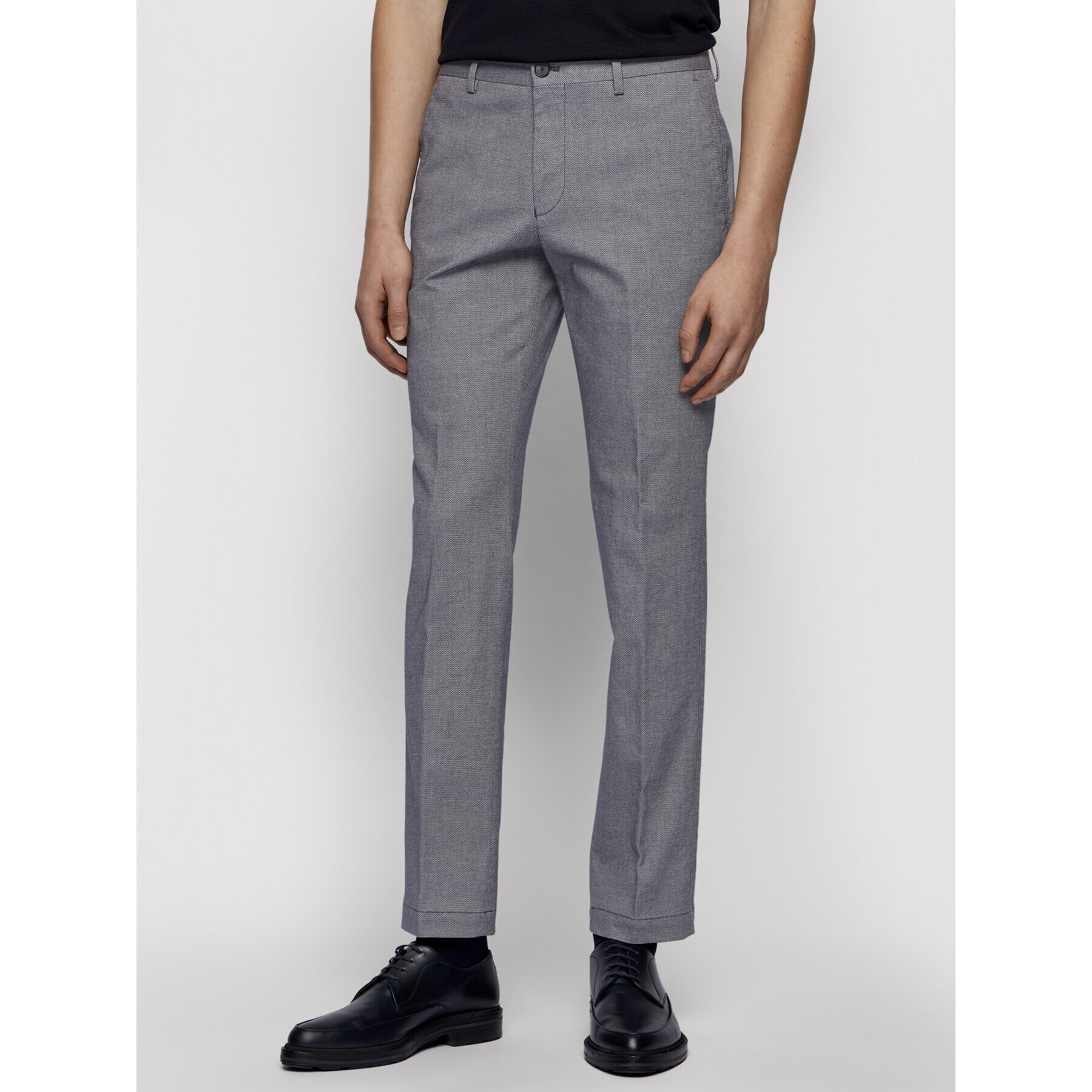 Boss Pantaloni chino Stanino17-W 50450182 Gri Slim Fit - Pled.ro