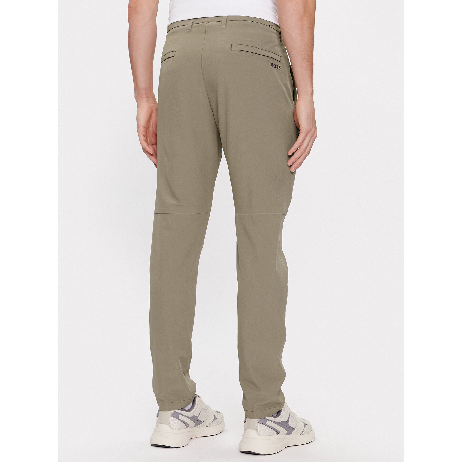 Boss Pantaloni chino T_Commuter 50495497 Verde Slim Fit - Pled.ro